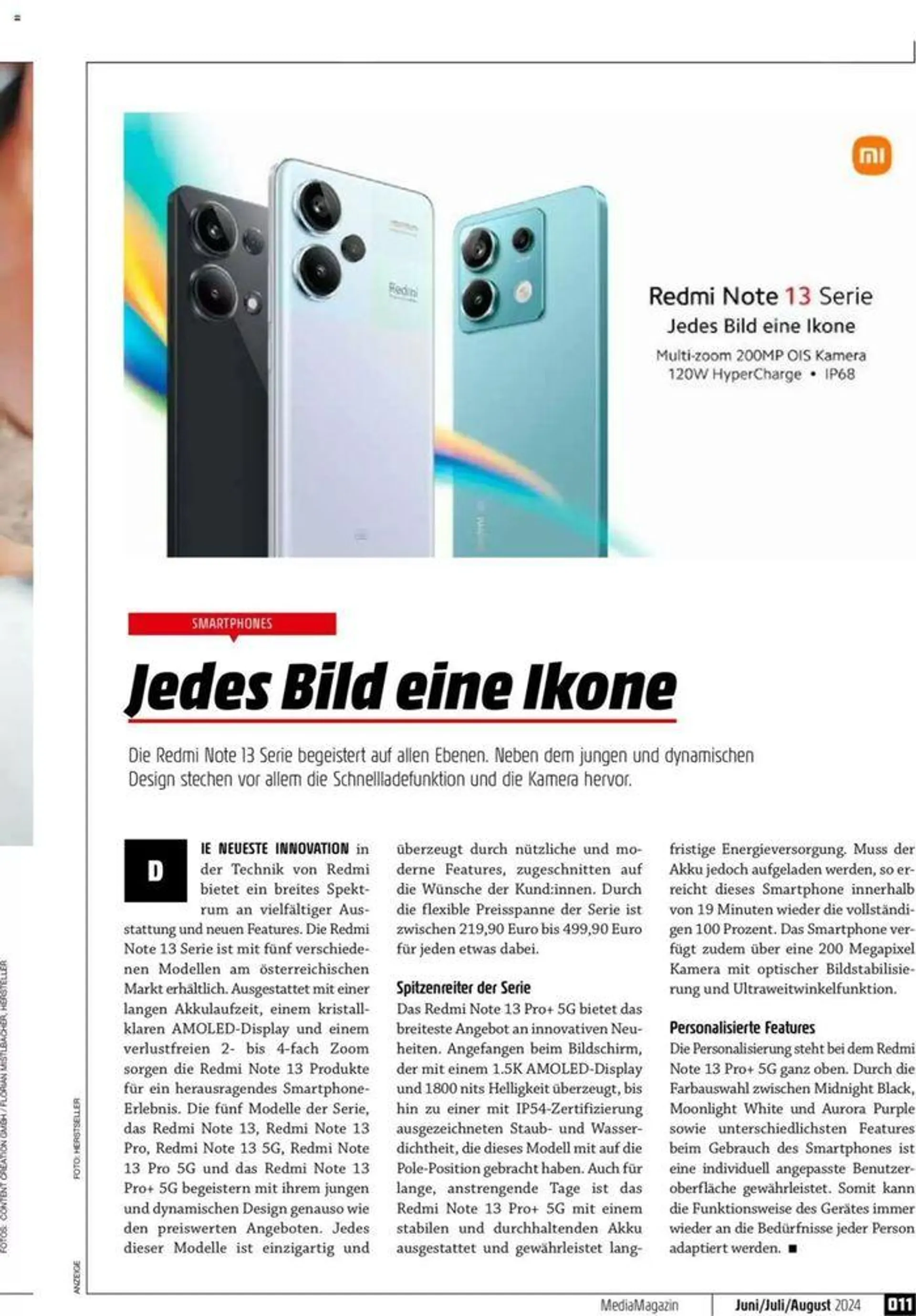 Magazin Juni/Juli/August 2024 von 7. Juni bis 31. August 2024 - Flugblätt seite  11