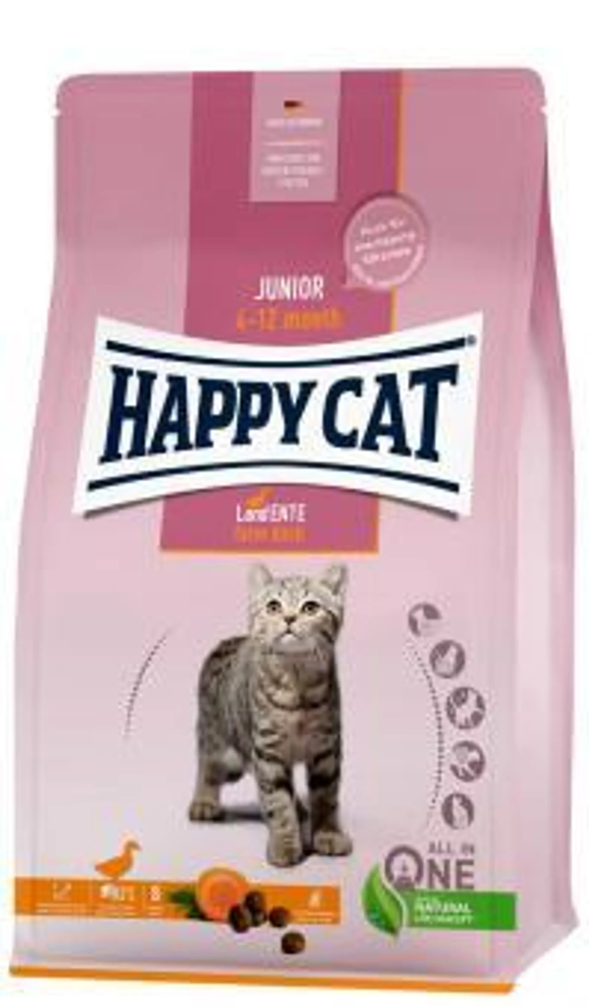 HAPPY CAT Junior 1,3kg mit Land-Ente