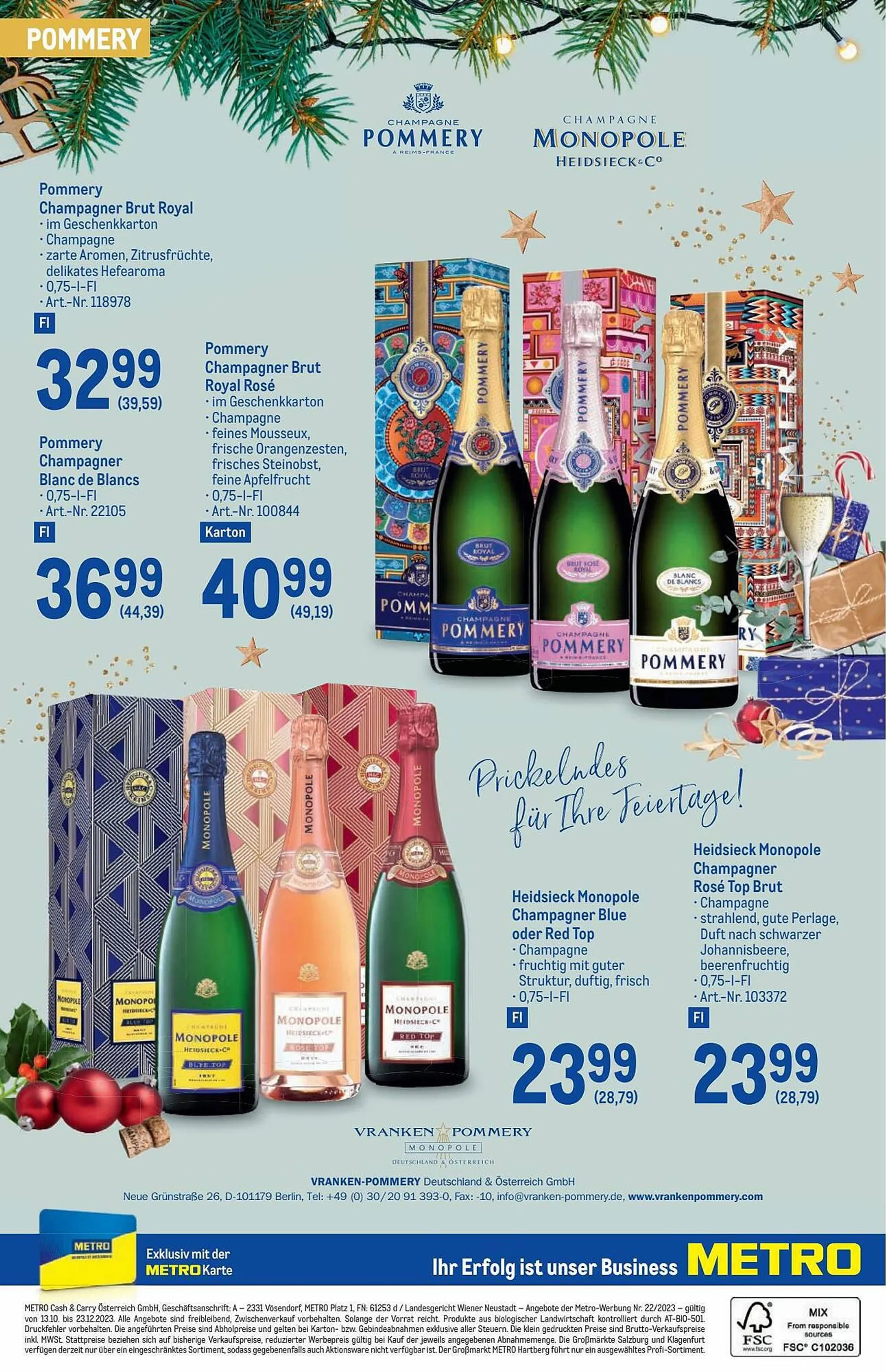 Metro Flugblatt von 13. Oktober bis 23. Dezember 2023 - Flugblätt seite  32