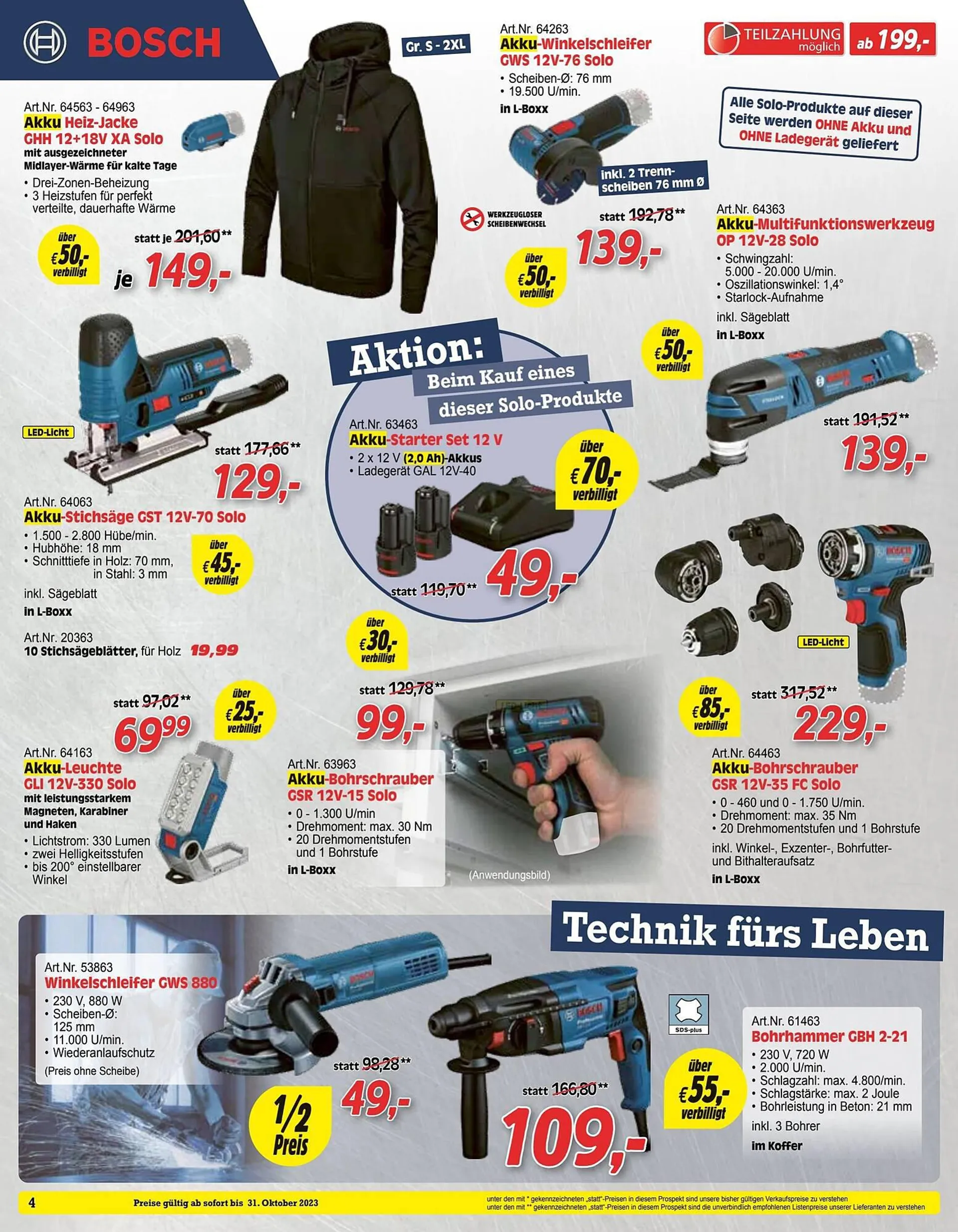 Zgonc Flugblatt von 15. Oktober bis 31. Oktober 2023 - Flugblätt seite  4