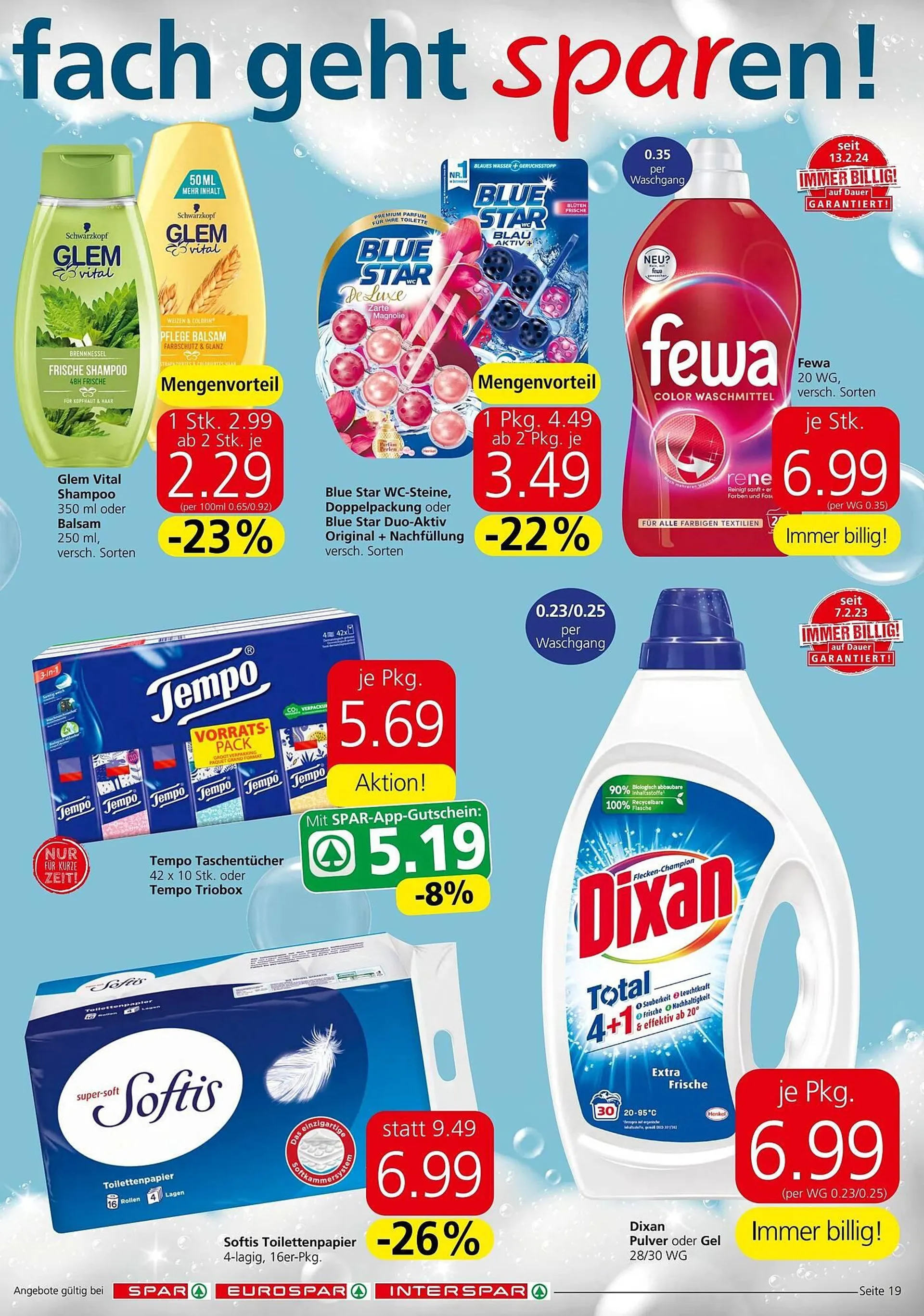 Spar Flugblatt von 17. April bis 30. April 2024 - Flugblätt seite  19