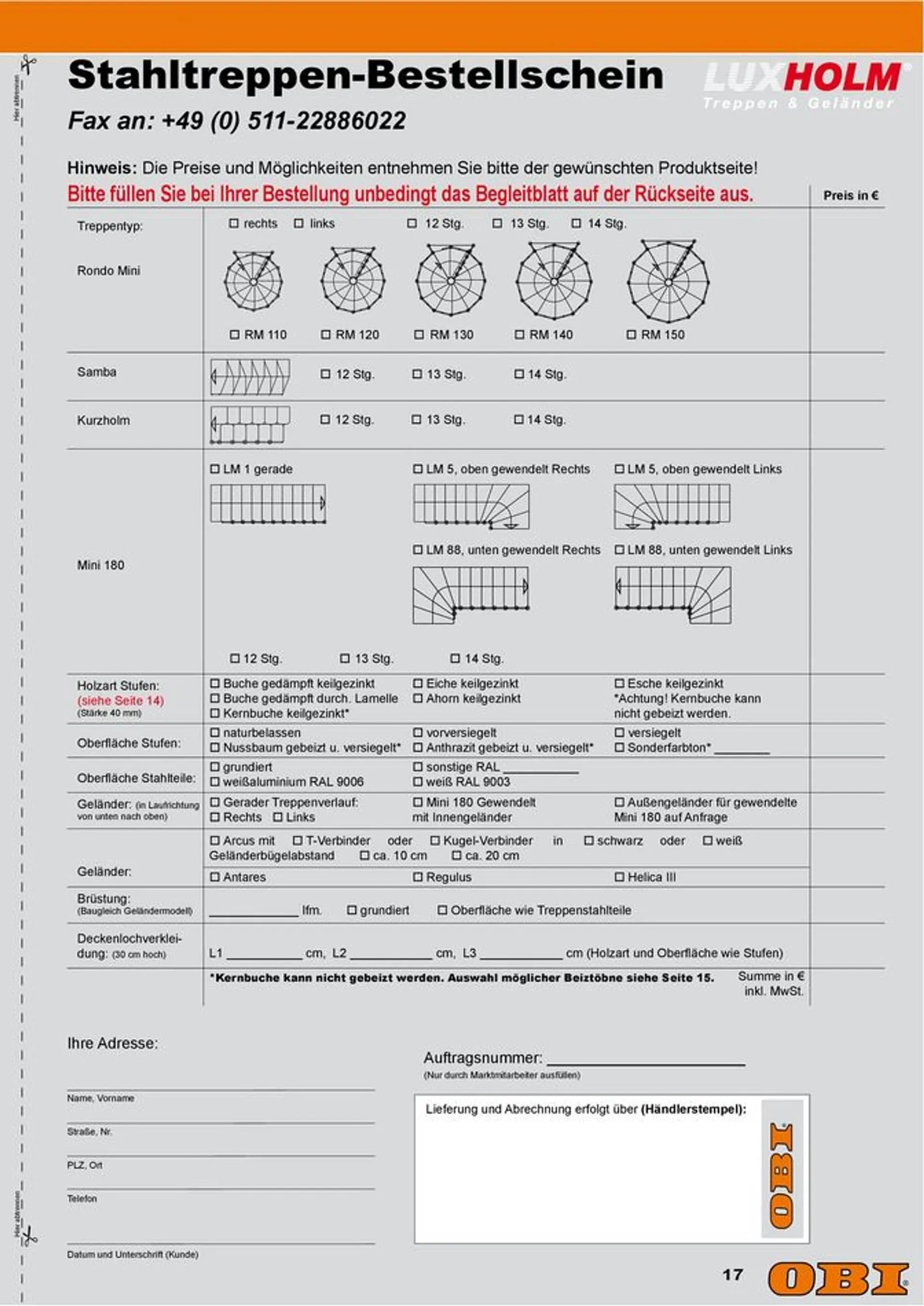 OBI Flugbatt von 28. Oktober bis 27. Oktober 2025 - Flugblätt seite  17