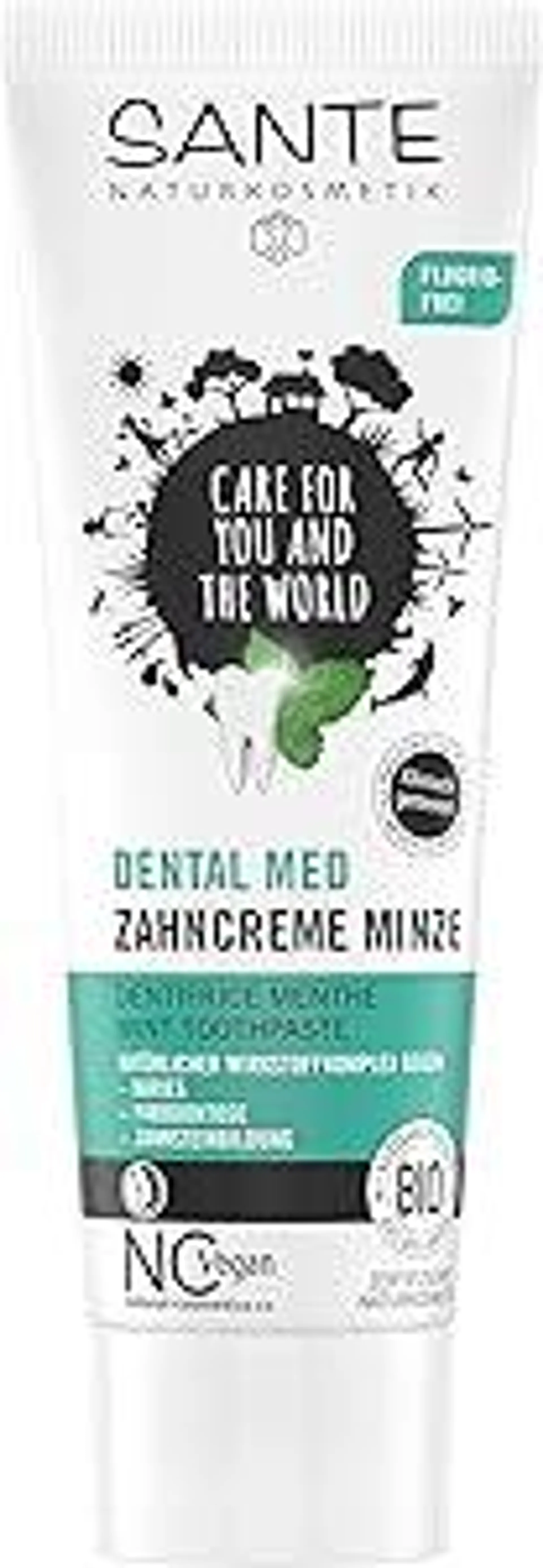 SANTE Naturkosmetik Dental Med Zahncreme Minze, 75 ml (1er Pack)