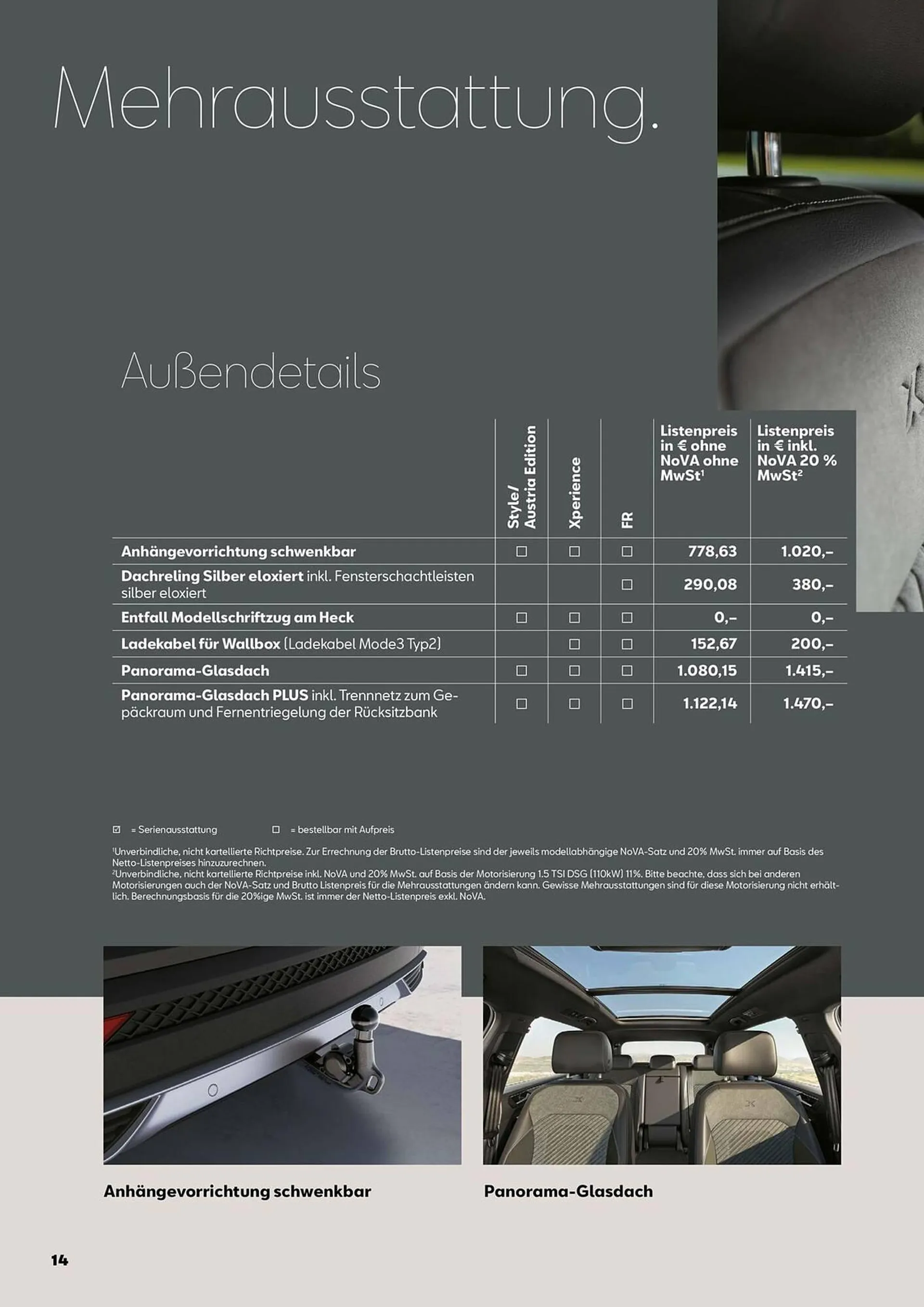 Seat Tarraco Flugblatt von 3. November bis 3. November 2024 - Flugblätt seite  14