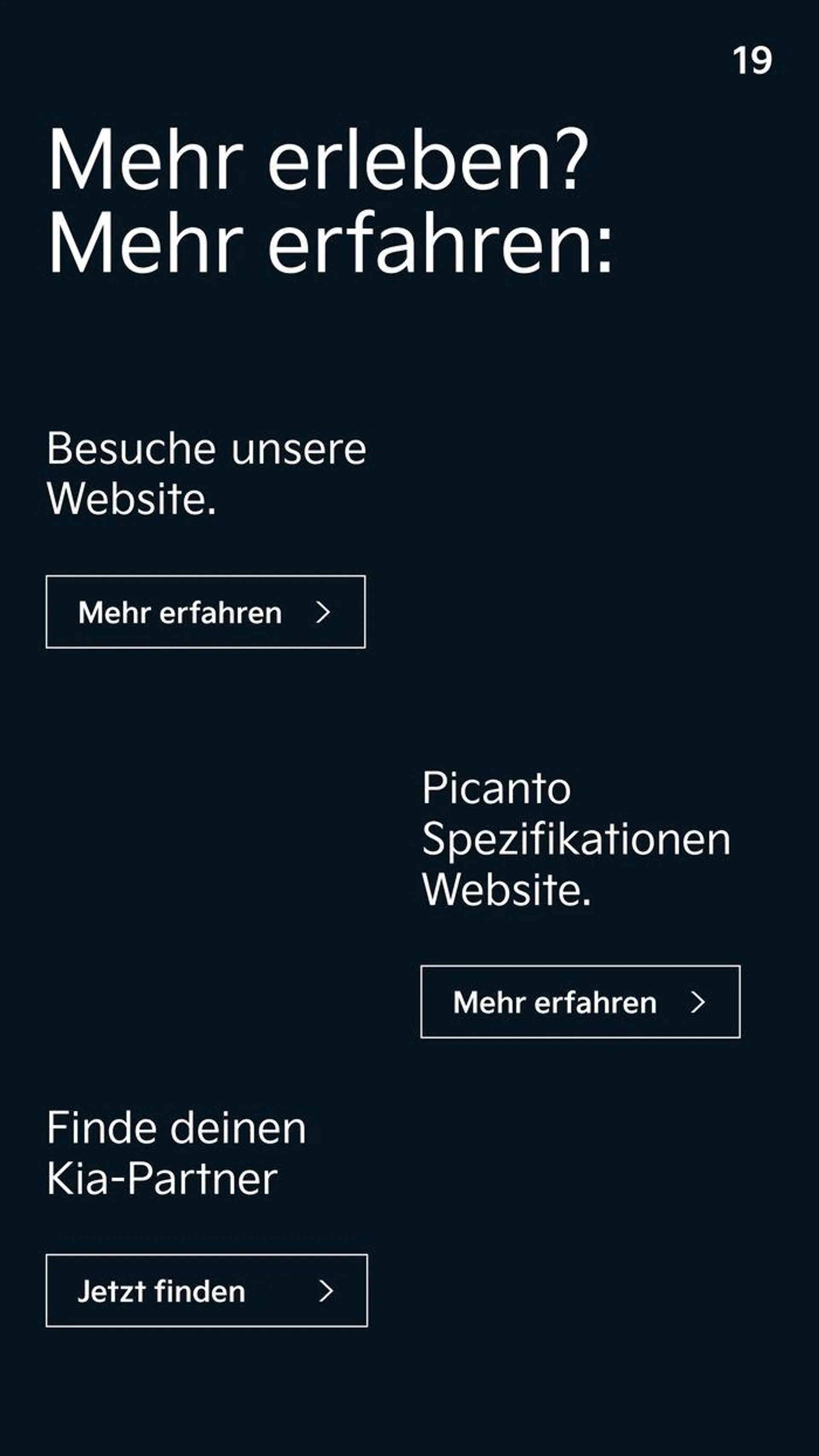 Kia Picanto von 27. Juli bis 27. Juli 2025 - Flugblätt seite  19