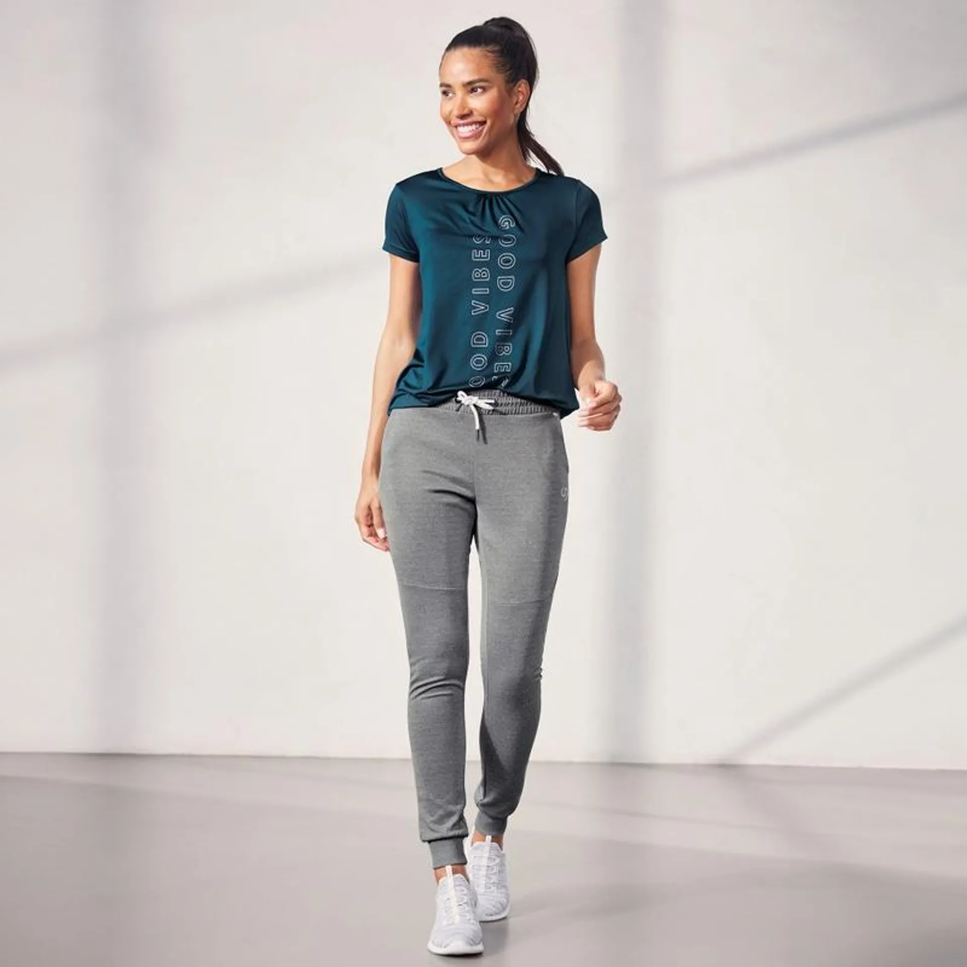 Damen-Jogginghose mit reflektierenden Prints