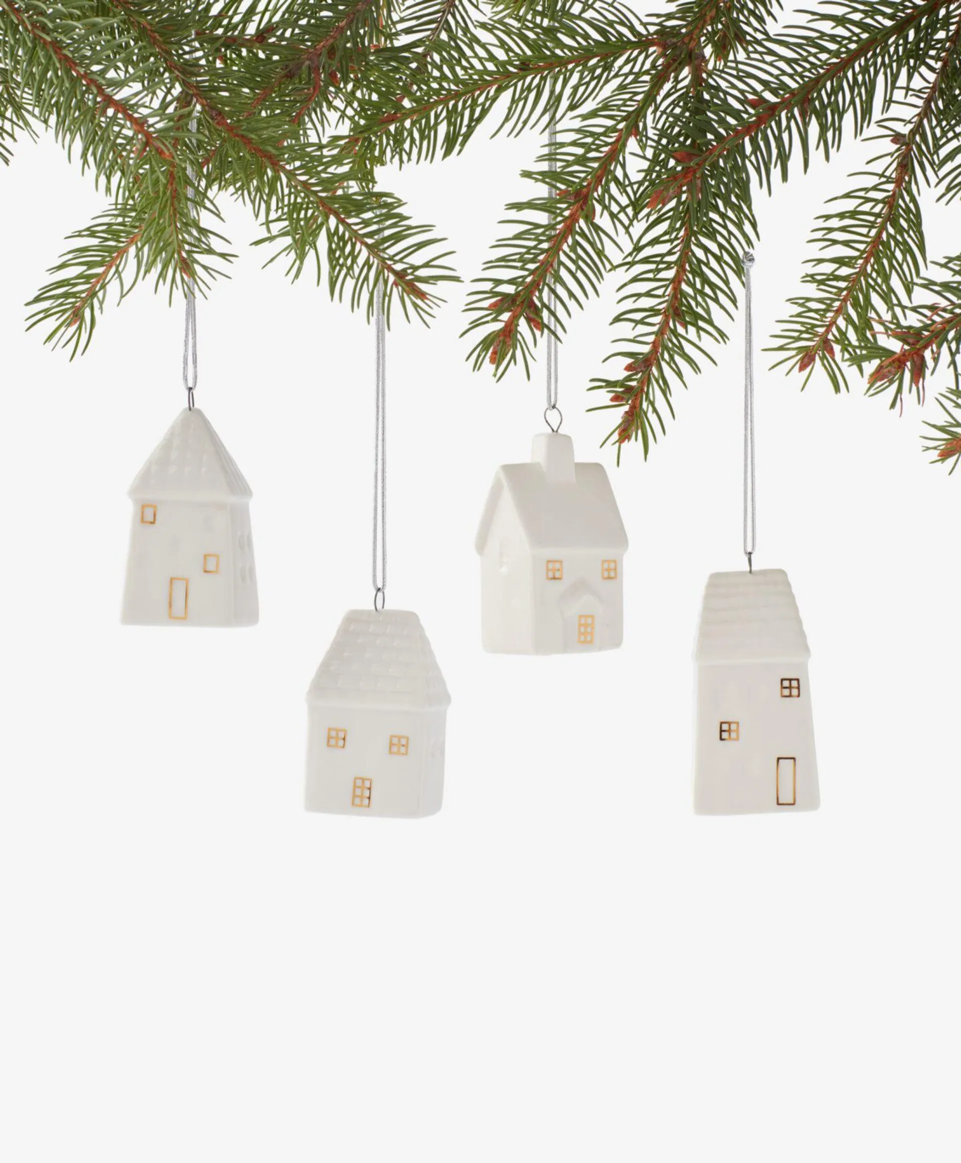 Christbaumschmuck, 4er-Set