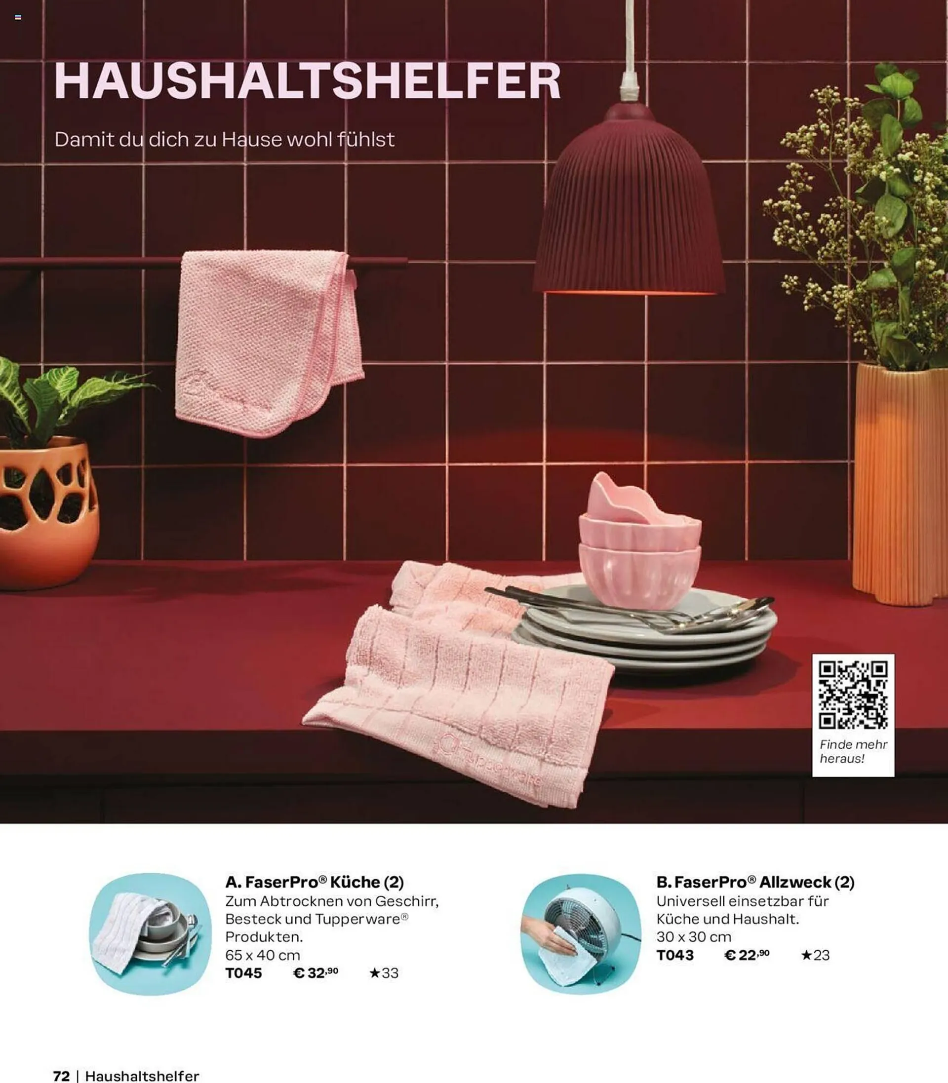 Tupperware Flugblatt von 1. September bis 28. Februar 2025 - Flugblätt seite  72