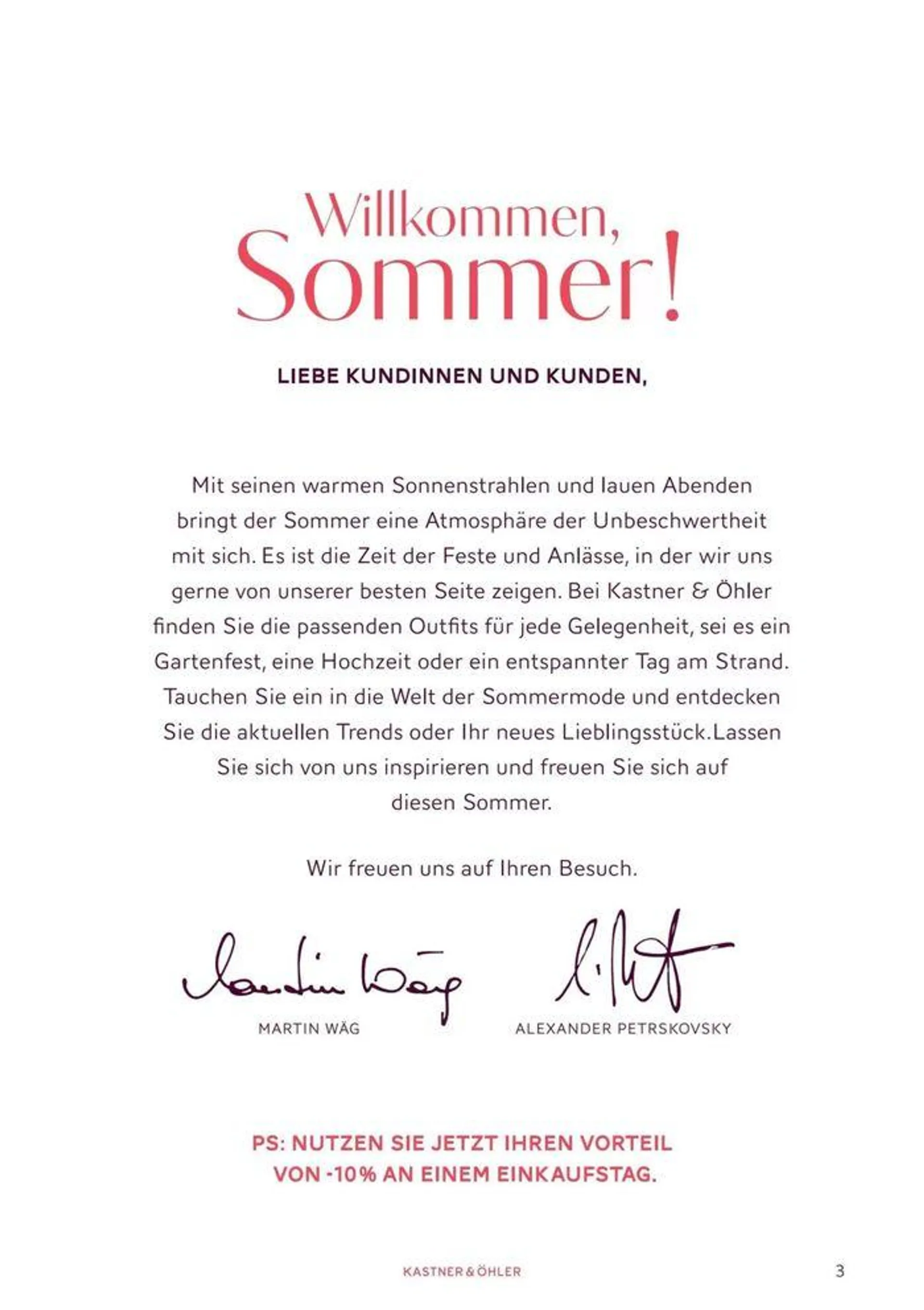 Mein Kastner Sommer 2024 von 27. Juni bis 31. August 2024 - Flugblätt seite  3