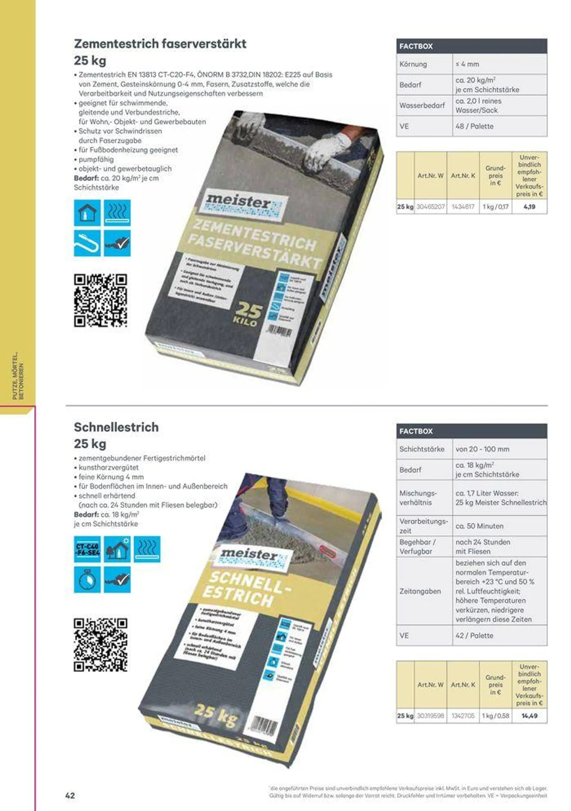 Meister Katalog von 1. Februar bis 31. Dezember 2024 - Flugblätt seite  42