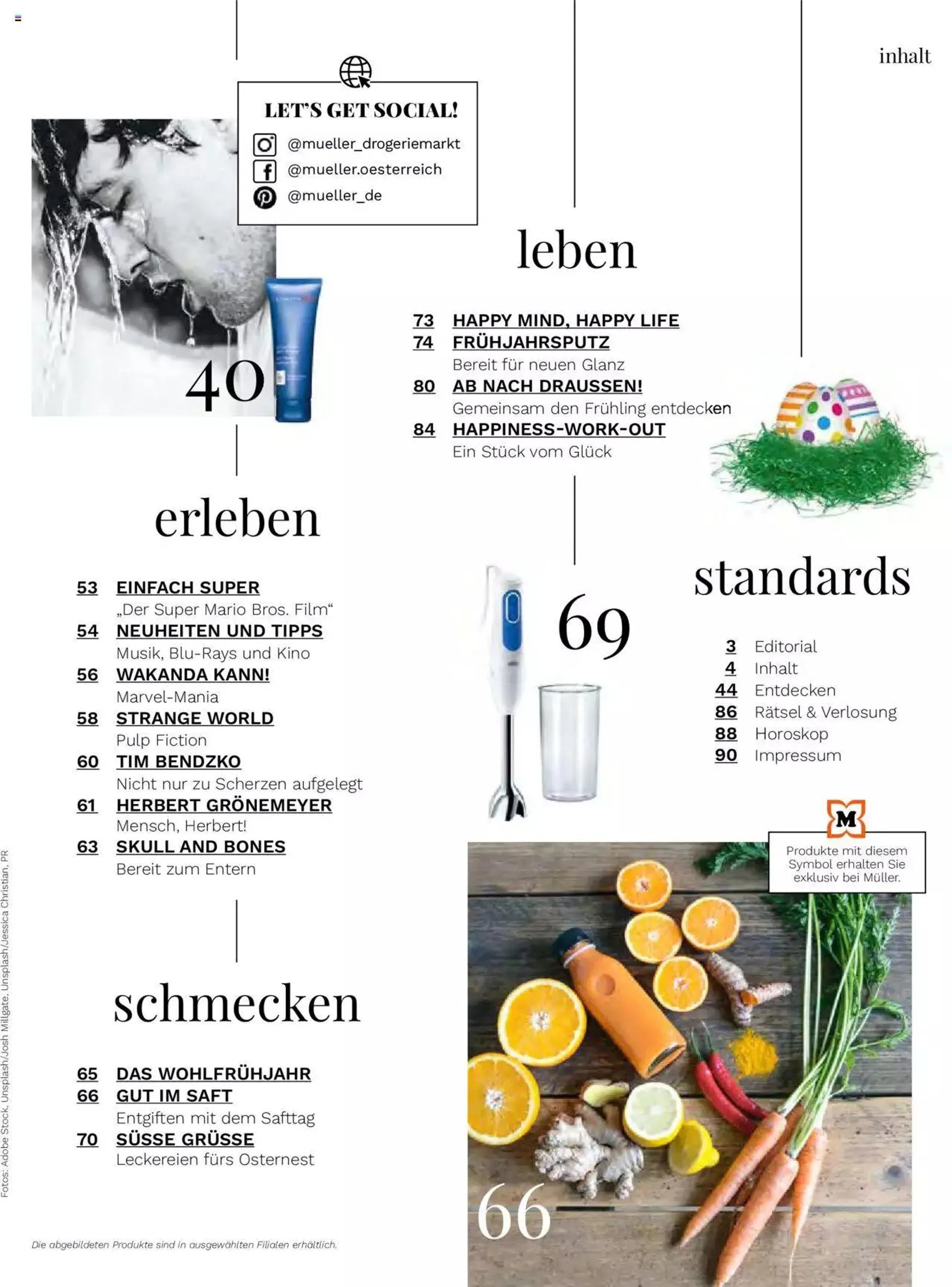 Müller Magazine Lifestyle von 16. März bis 31. Dezember 2023 - Flugblätt seite  5