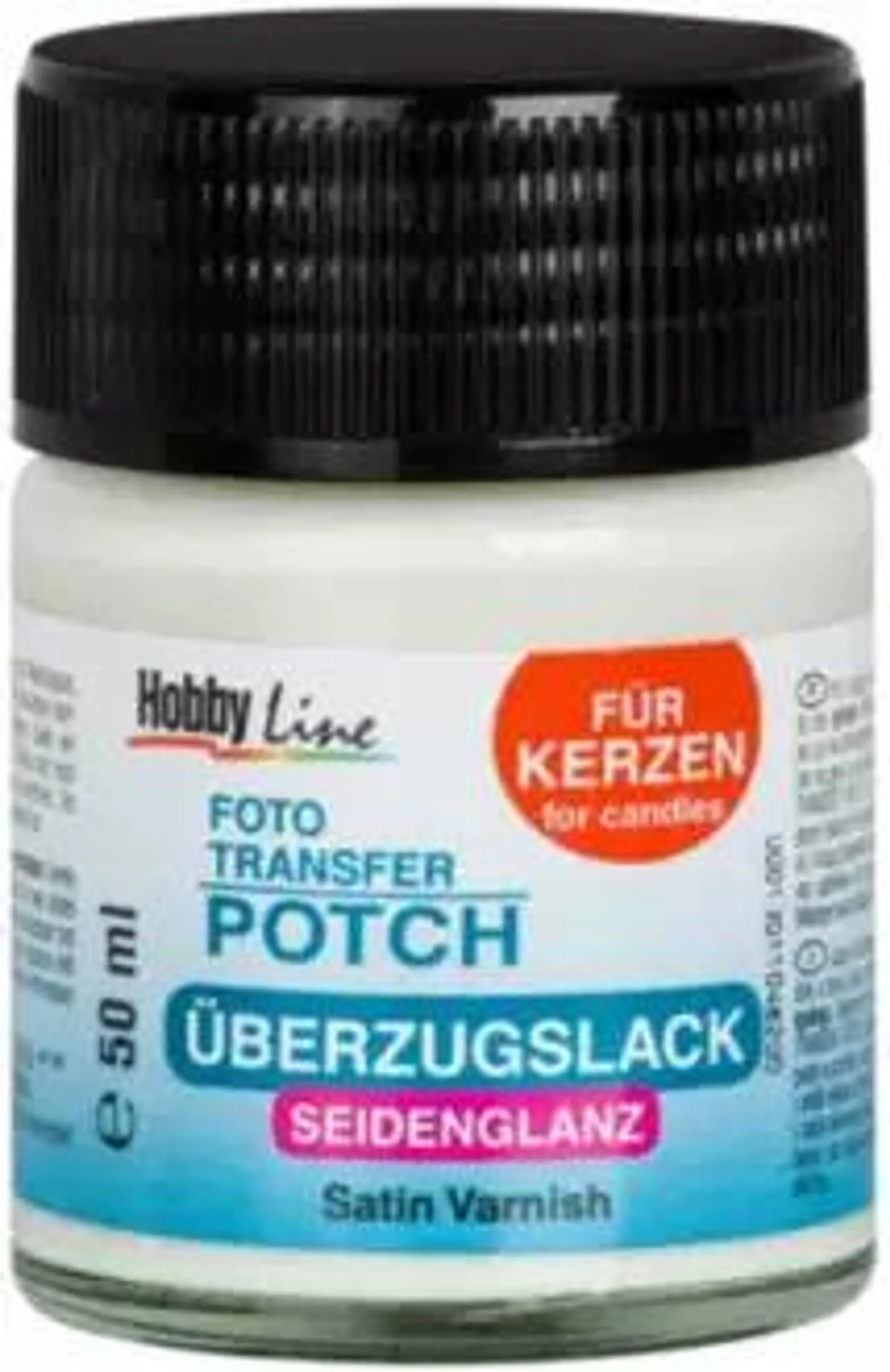 C. Kreul Foto Transfer Potch Überzugslack für Kerzen, seidenglanz, 50 ml