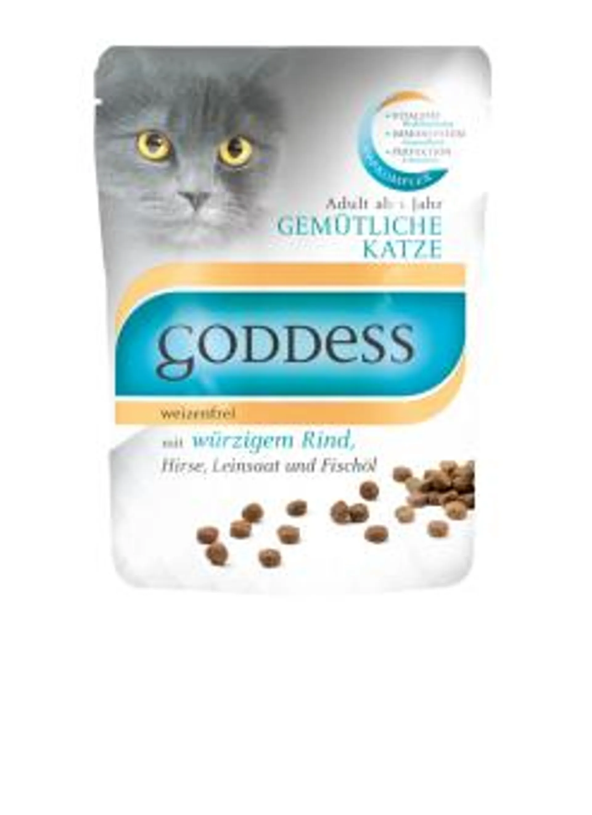 GODDESS Gemütliche Katze 1,4 kg mit würzigem Rind