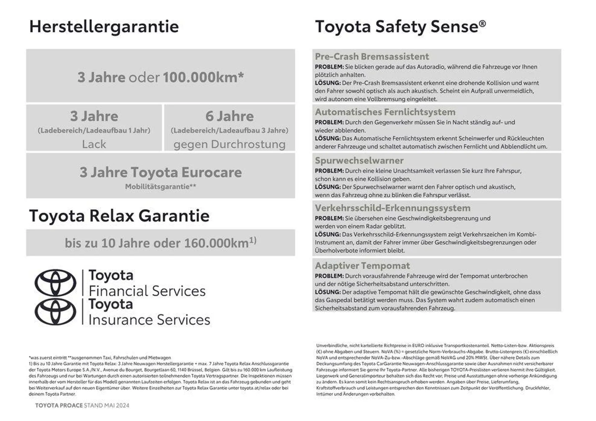 Toyota Proace & Proace Electric von 14. Mai bis 14. Mai 2025 - Flugblätt seite  18