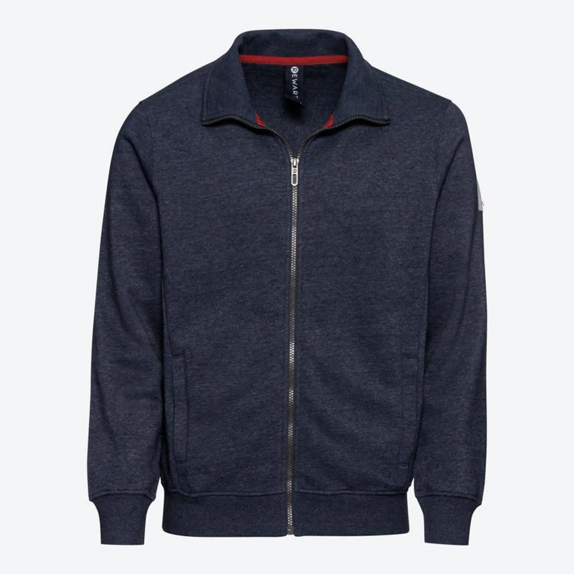 Herren-Sweatjacke in Melange-Optik