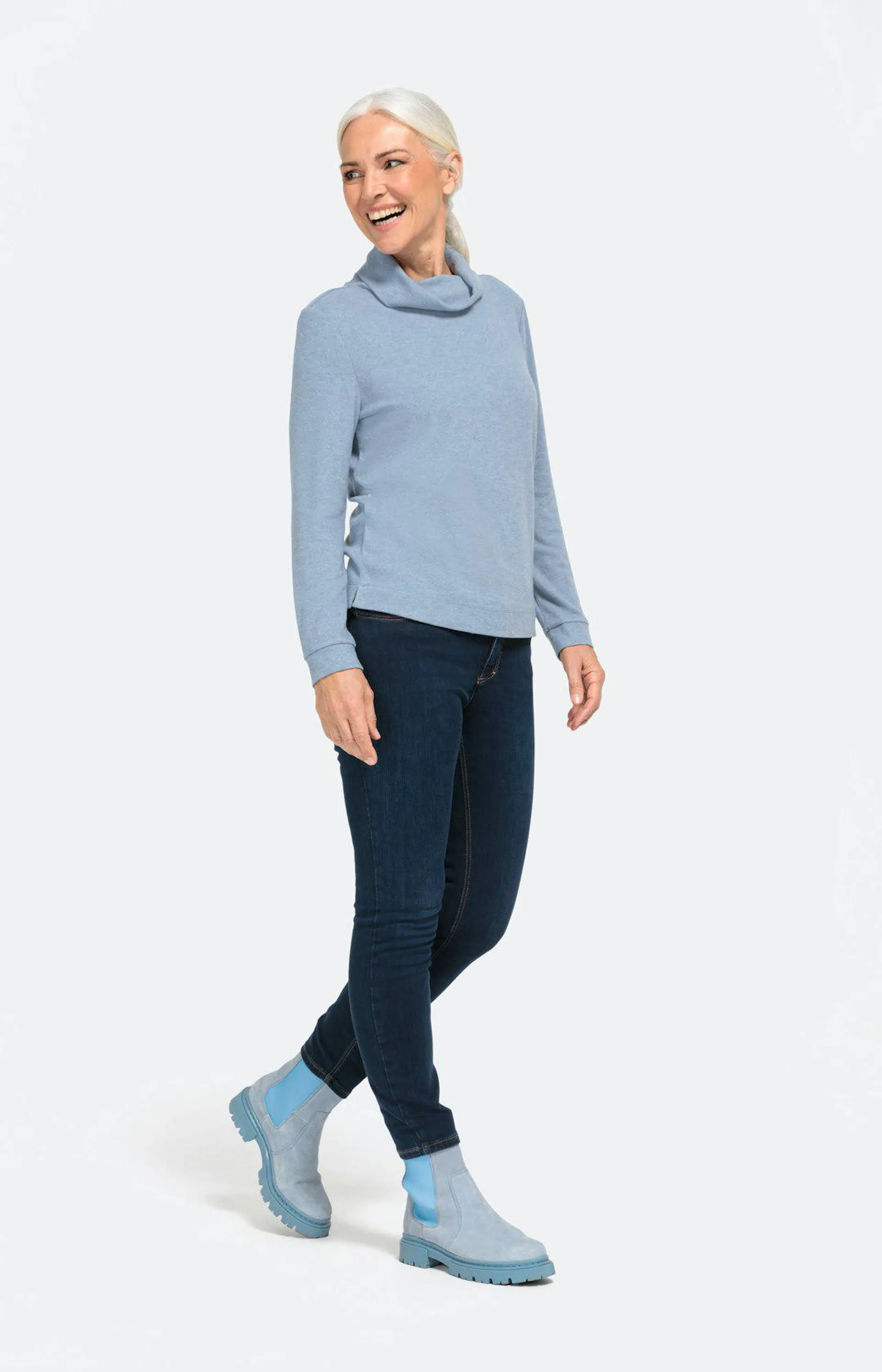 Kuscheliges Sweatshirt mit Turtleneck