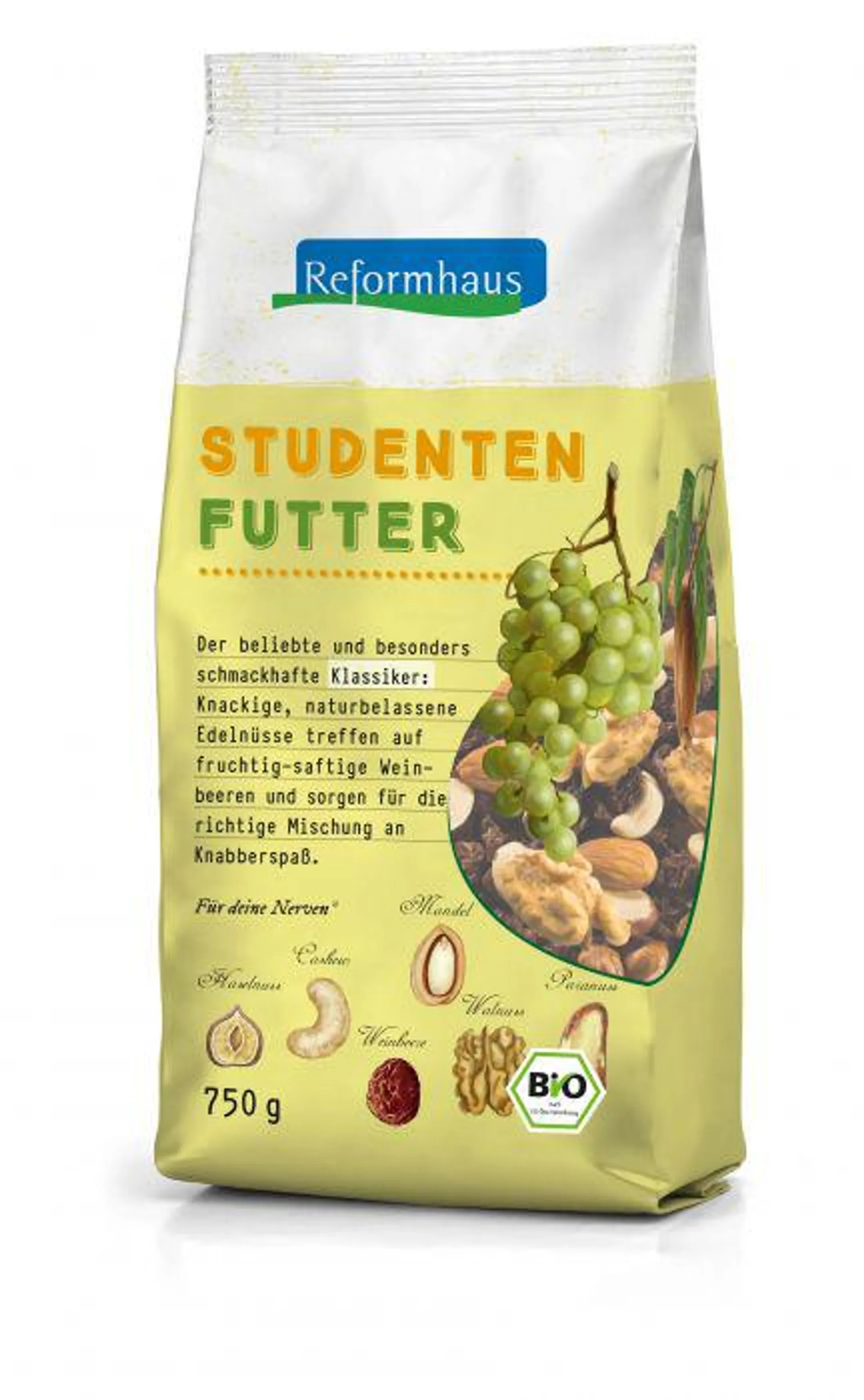 Reformhaus Studentenfutter bio 750g
