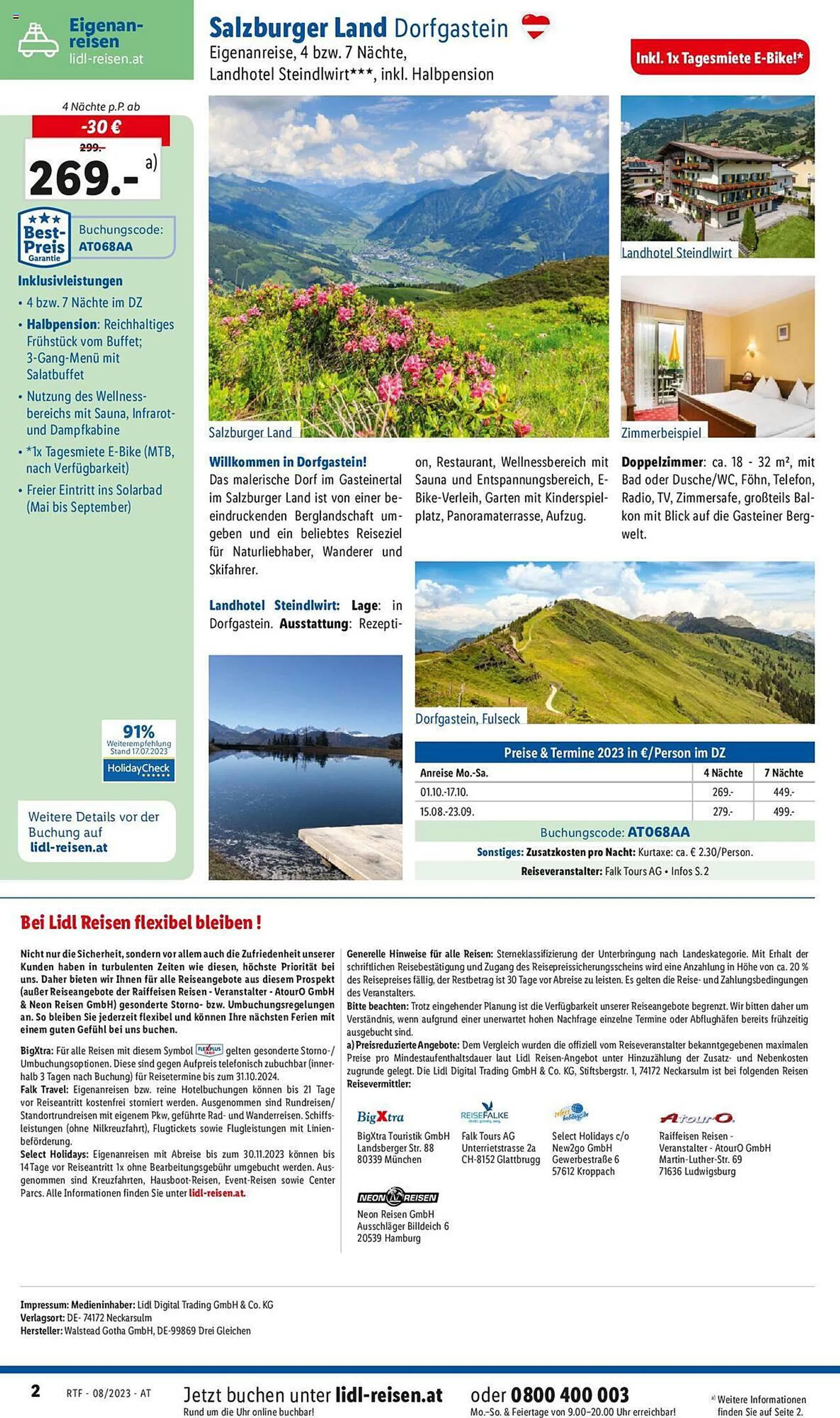 Lidl Flugblatt von 12. August bis 15. September 2023 - Flugblätt seite  2
