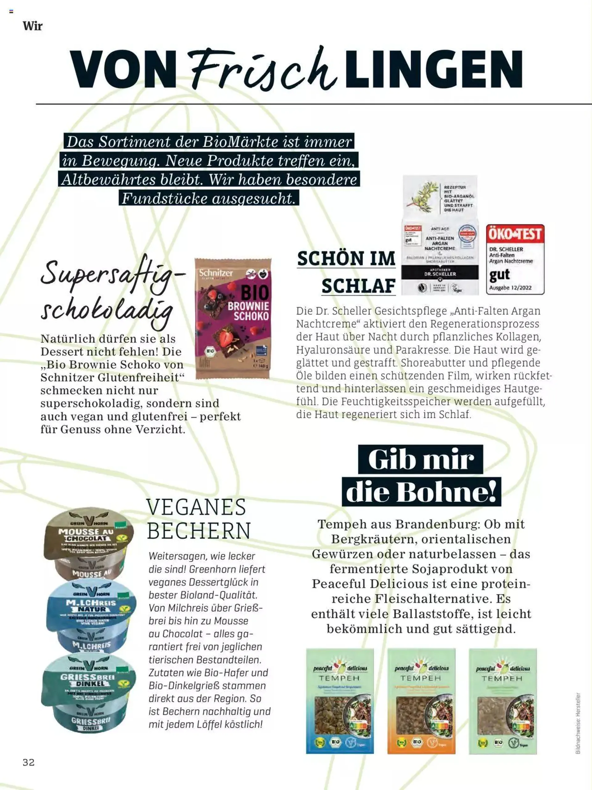 Denns BioMarkt KREO Magazin von 15. April bis 31. Dezember 2024 - Flugblätt seite  32