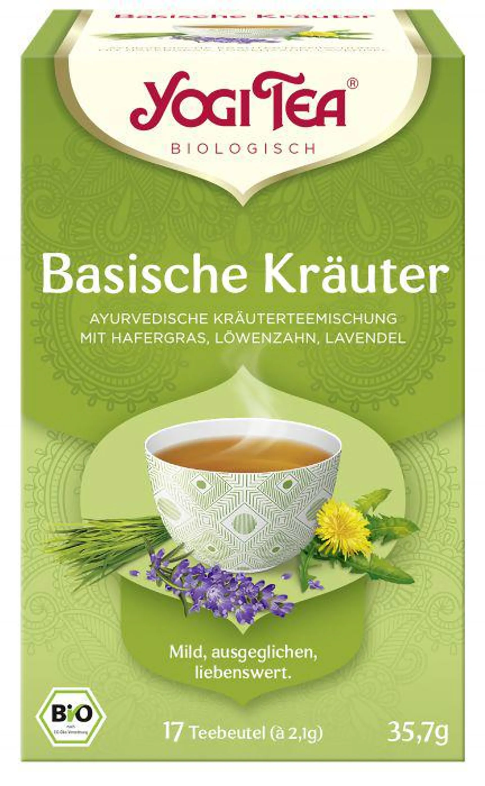 Yogi Tea® , Yogi Tea GmbH Yogi Tea® Basische Kräuter Bio 17x2,1g