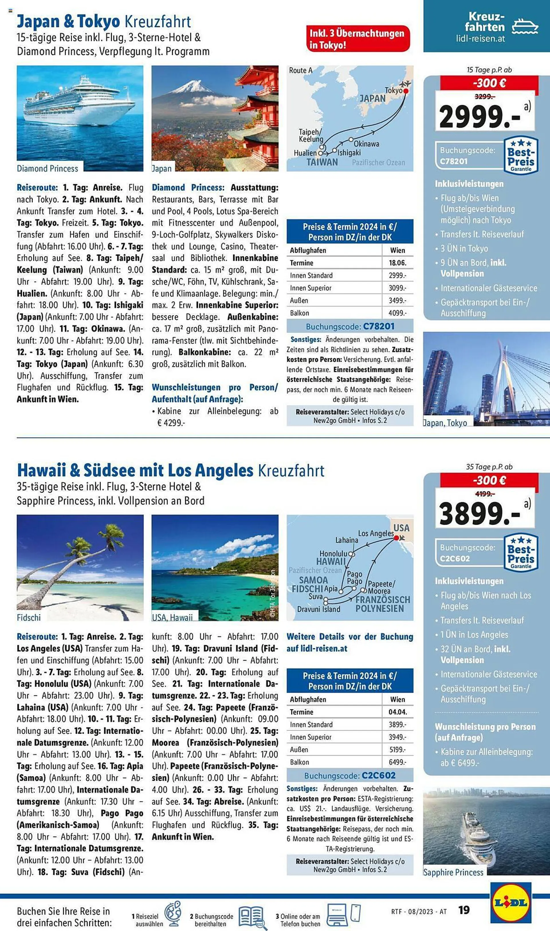 Lidl Flugblatt von 12. August bis 15. September 2023 - Flugblätt seite  19