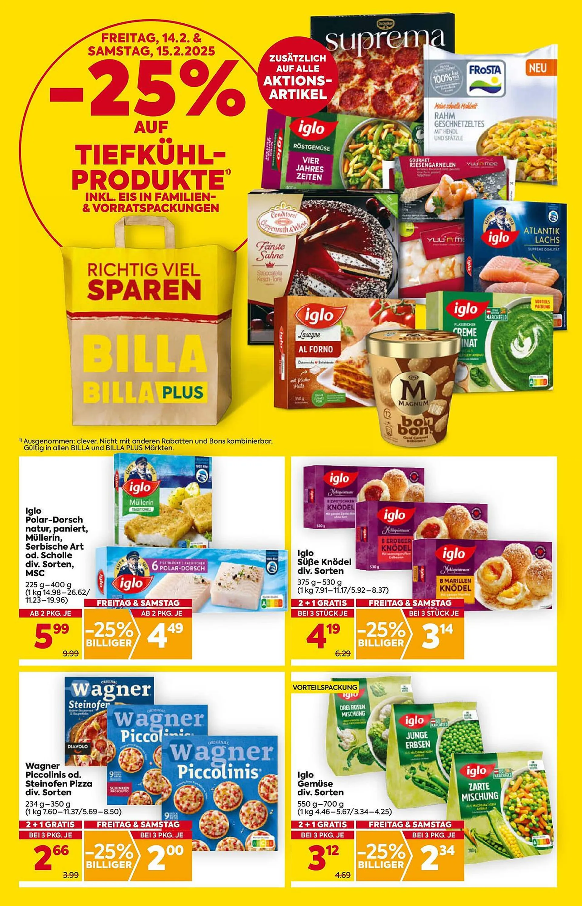 Billa Flugblatt von 13. Februar bis 19. Februar 2025 - Flugblätt seite  2