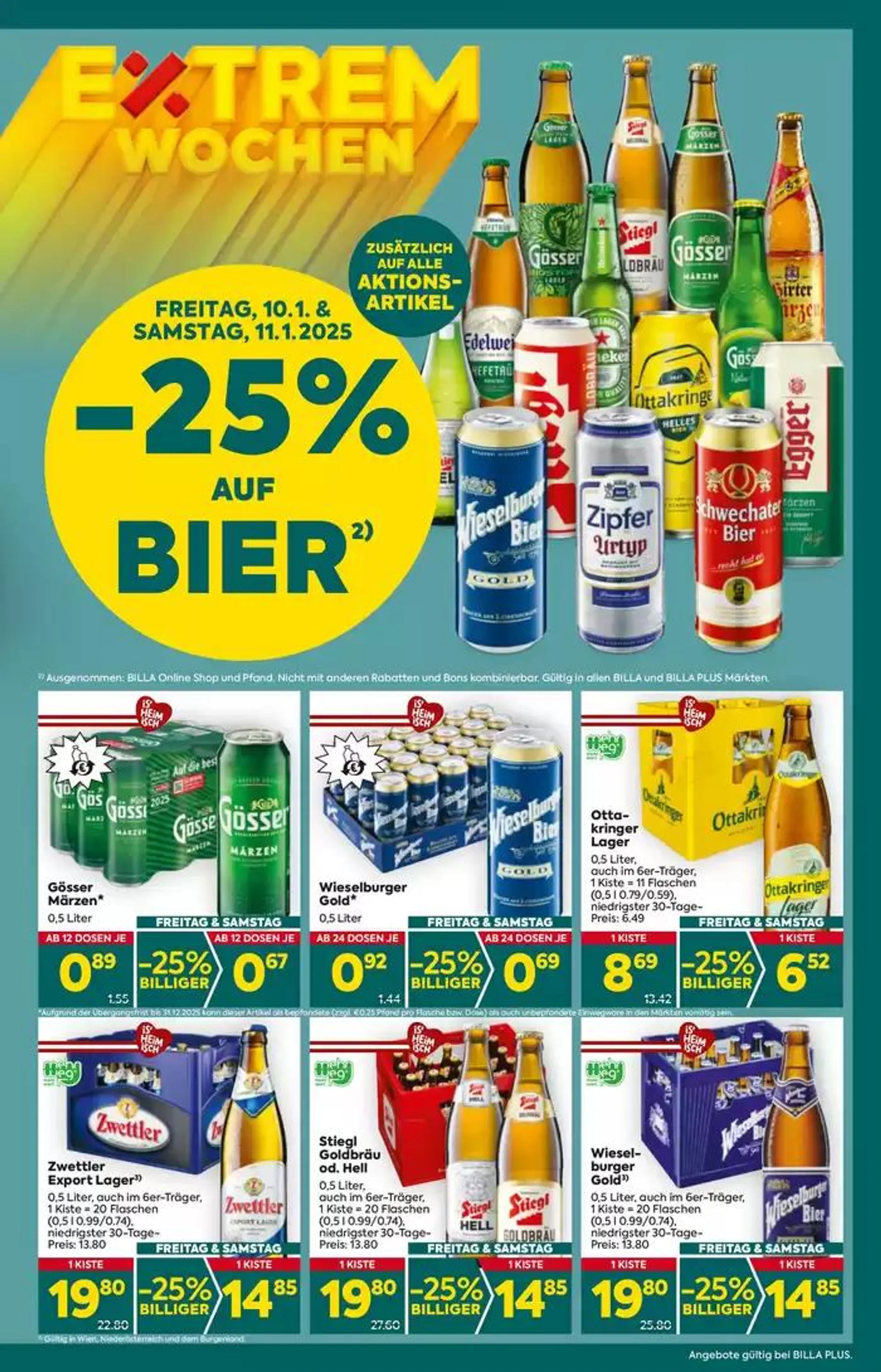 BILLA PLUS Wien von 9. Jänner bis 15. Jänner 2025 - Flugblätt seite  3