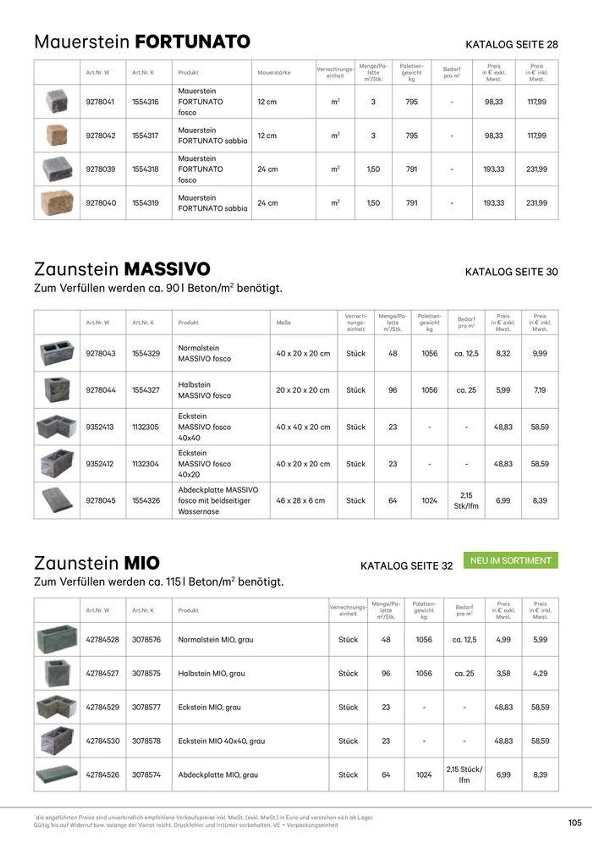 Casafino Katalog von 1. Februar bis 31. Dezember 2024 - Flugblätt seite  105