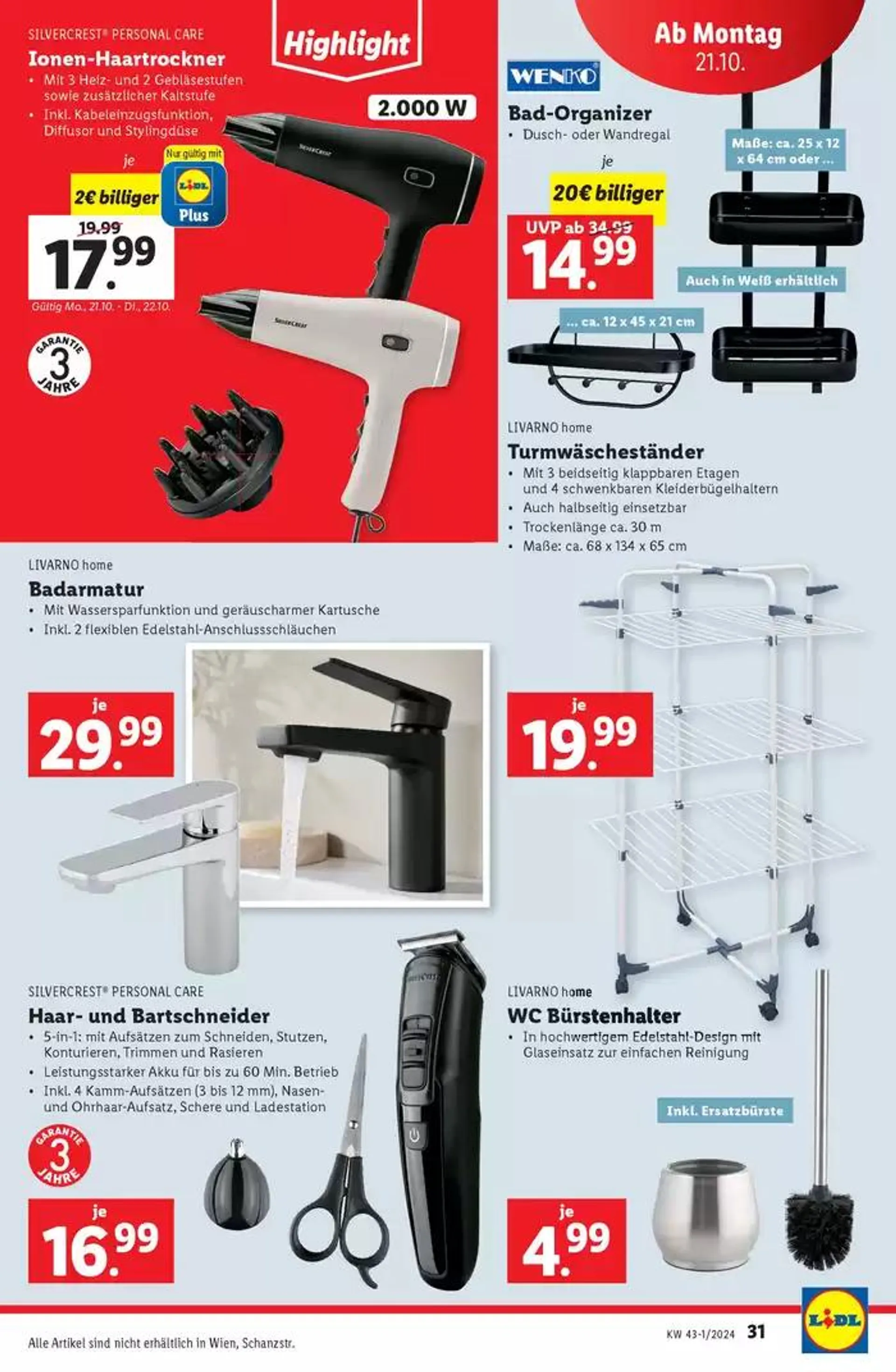 Tolle Rabatte auf ausgewählte Produkte von 17. Oktober bis 23. Oktober 2024 - Flugblätt seite  35