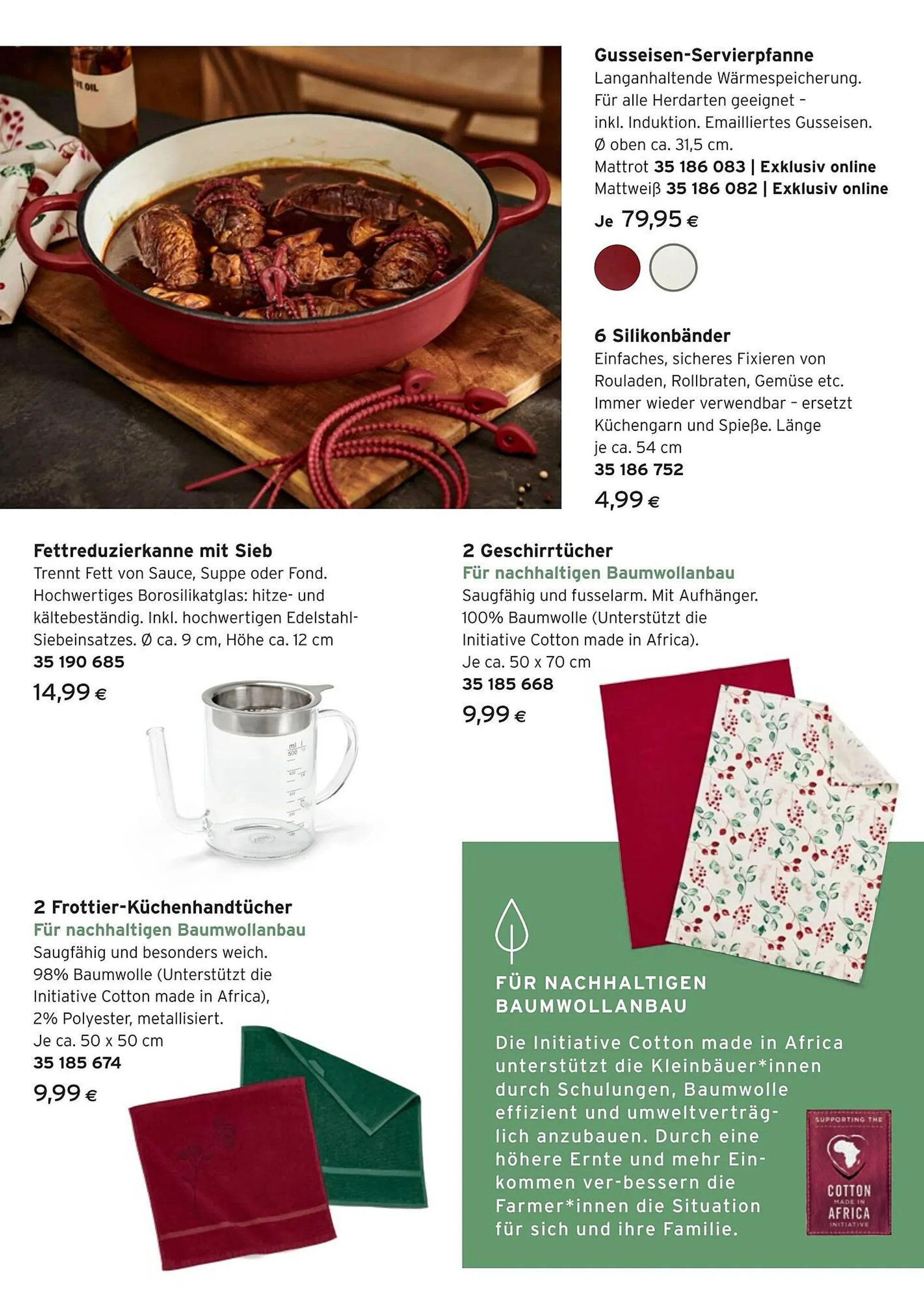 Tchibo Eduscho Flugblatt von 5. Dezember bis 31. Dezember 2023 - Flugblätt seite  3