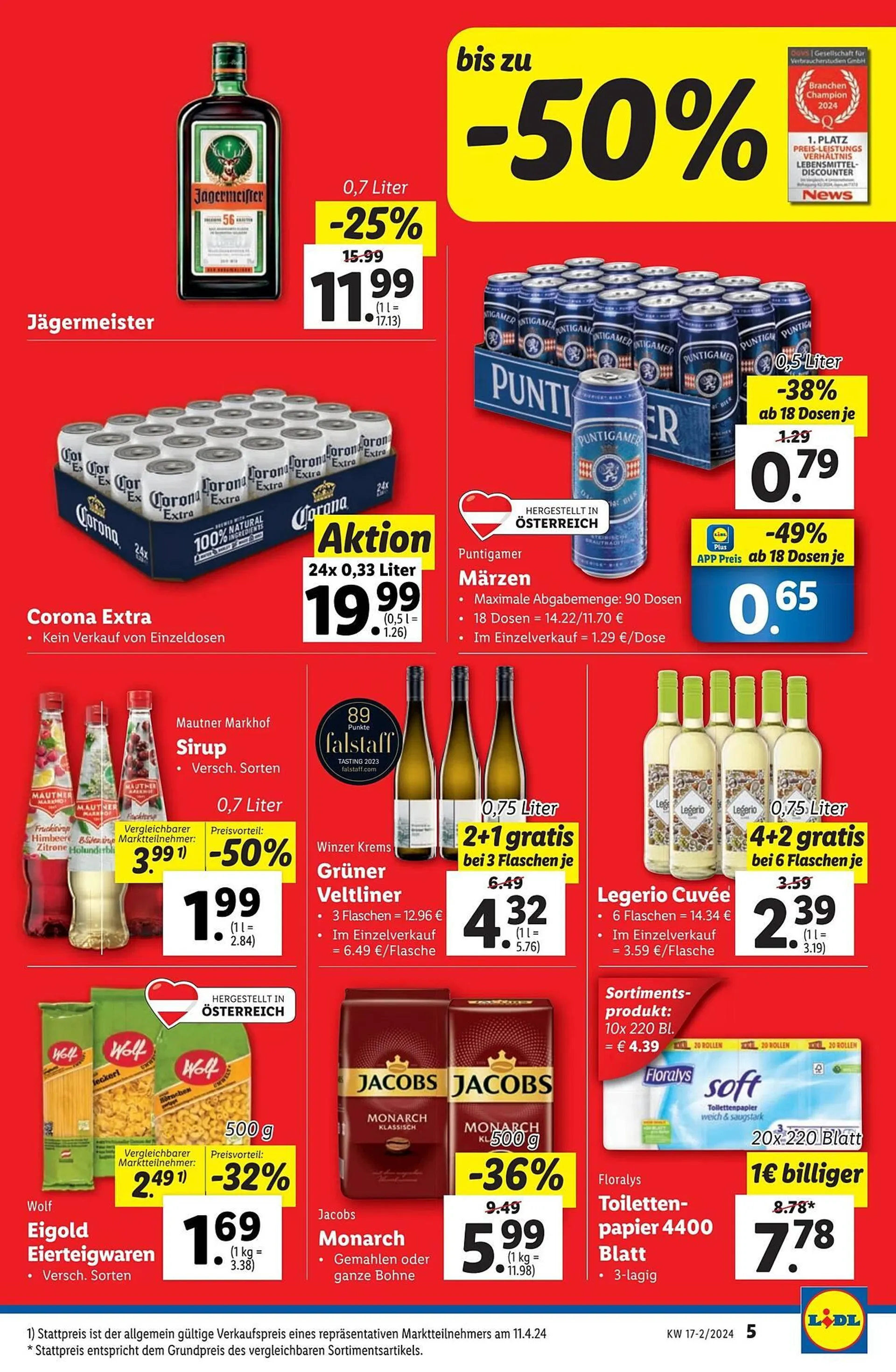 Lidl Flugblatt von 24. April bis 30. April 2024 - Flugblätt seite  5