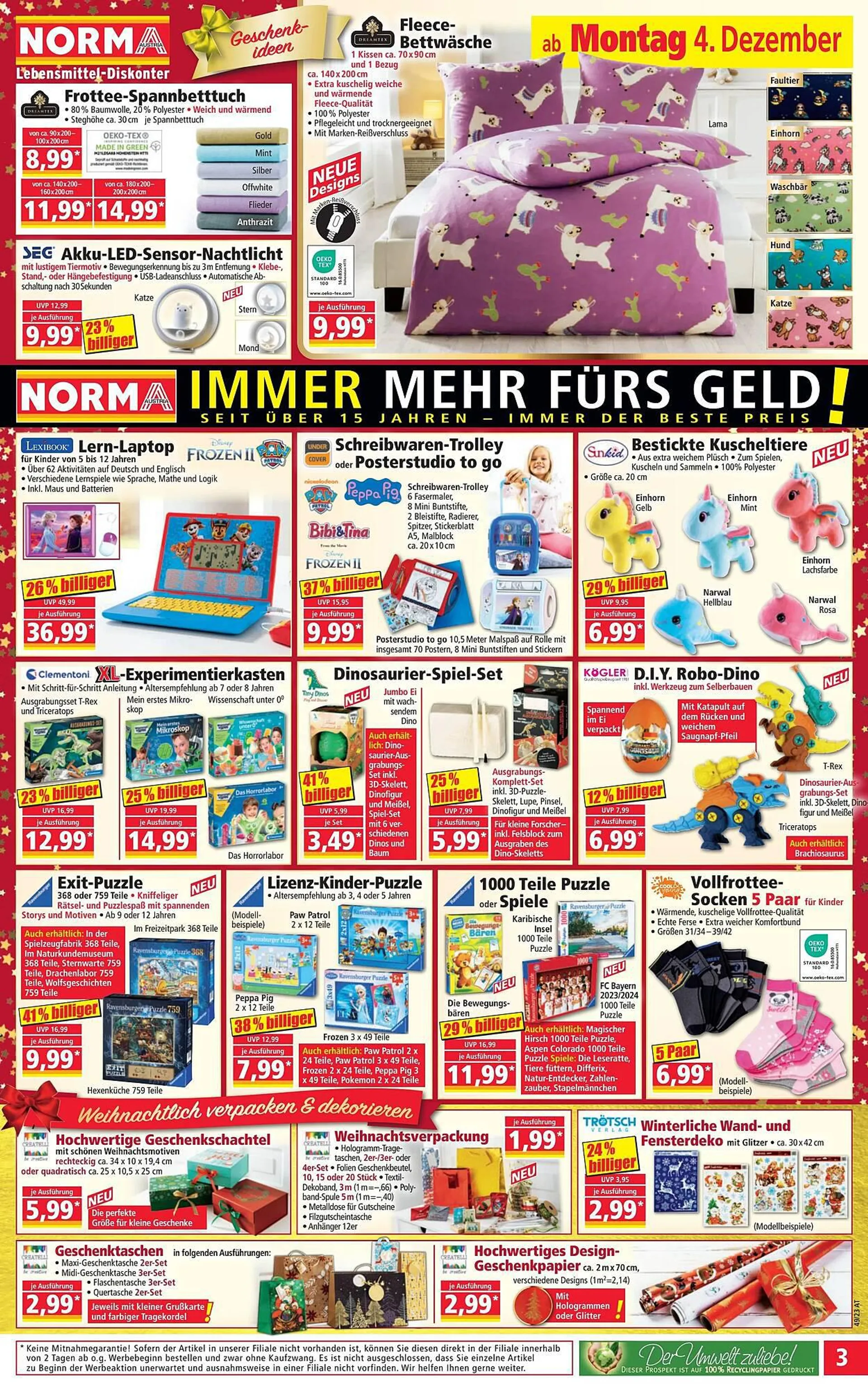 Norma Flugblatt von 3. Dezember bis 9. Dezember 2023 - Flugblätt seite  3