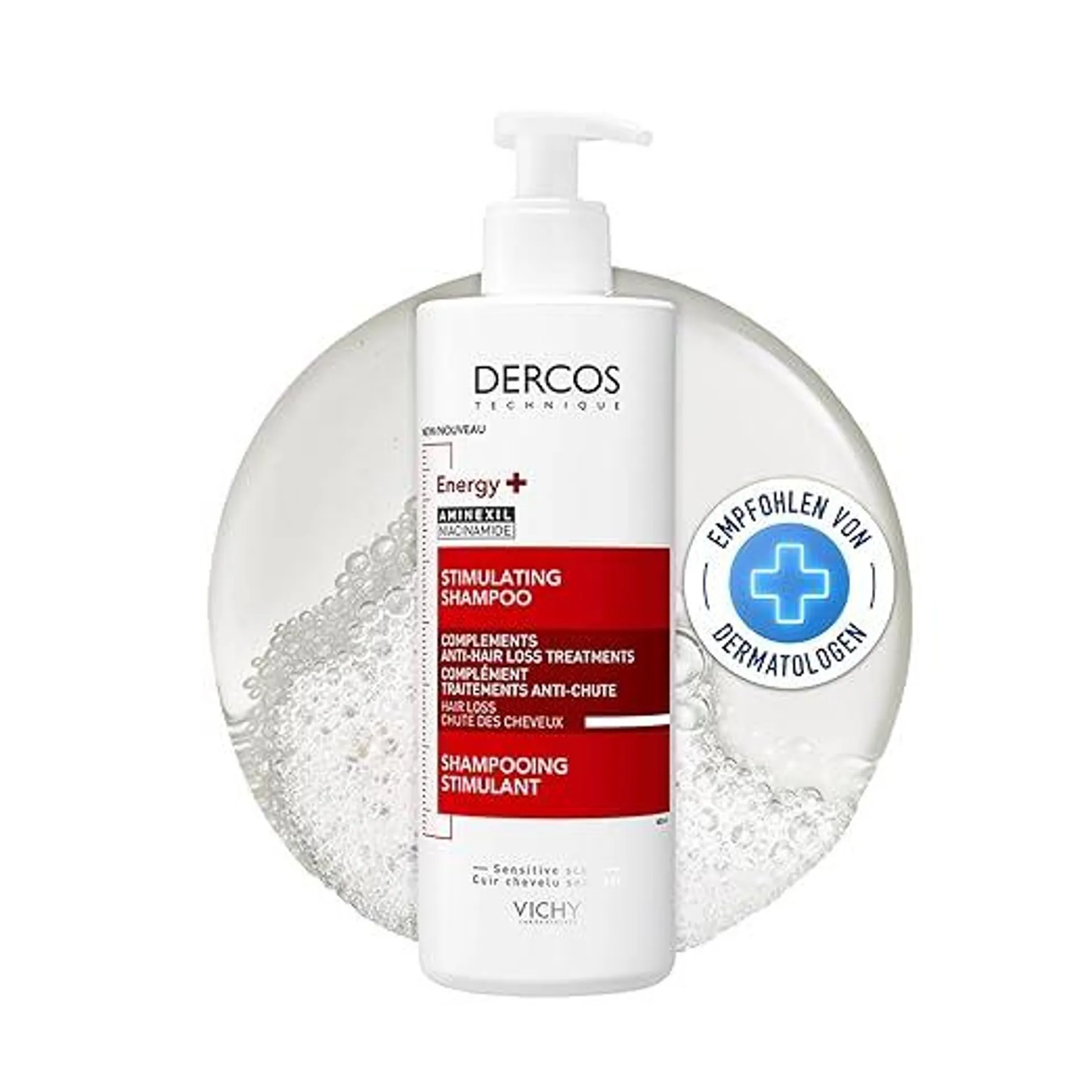 Vichy Dercos Stimulierendes Shampoo gegen Haarausfall, 400 ml