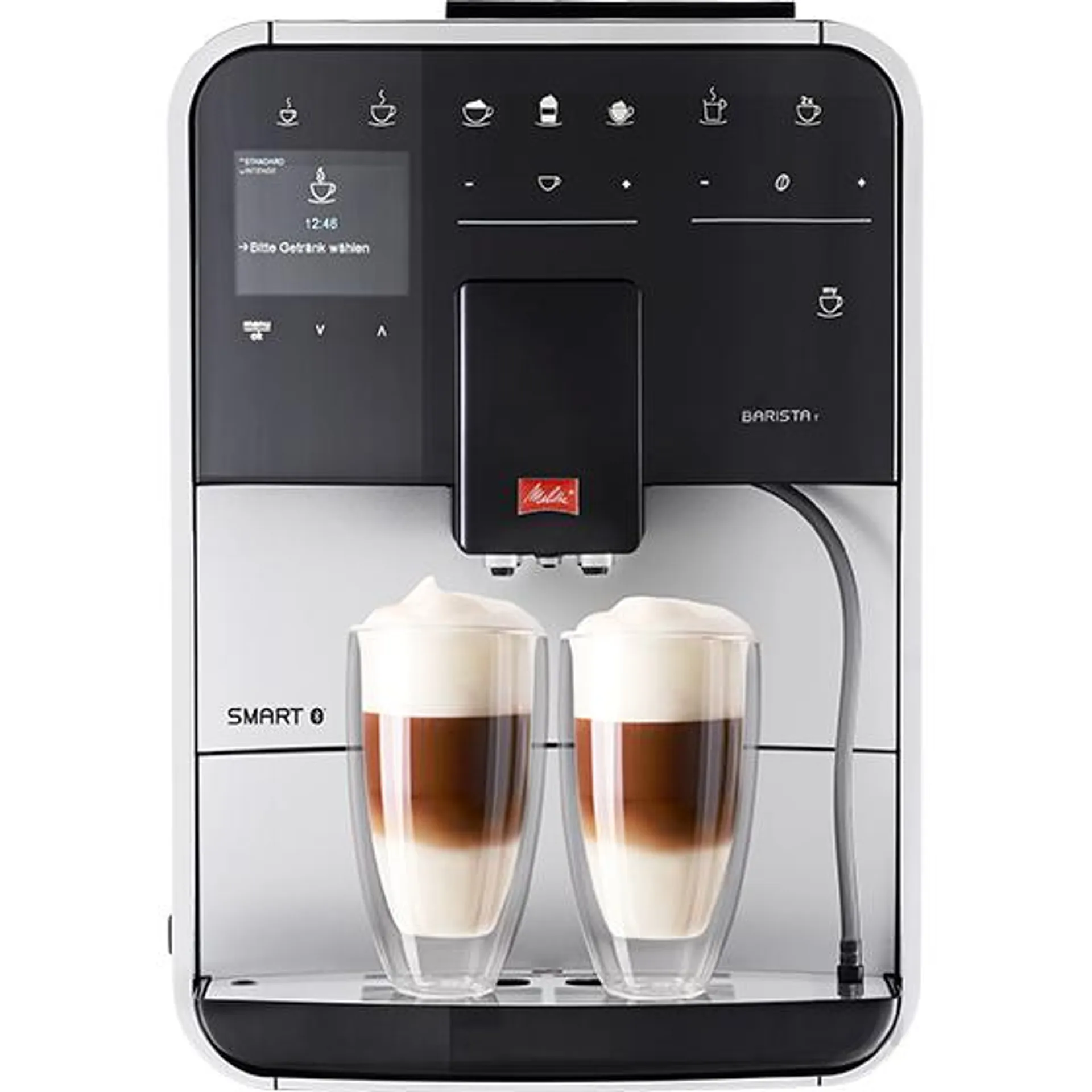 Barista T Smart® Kaffeevollautomat, silber-schwarz