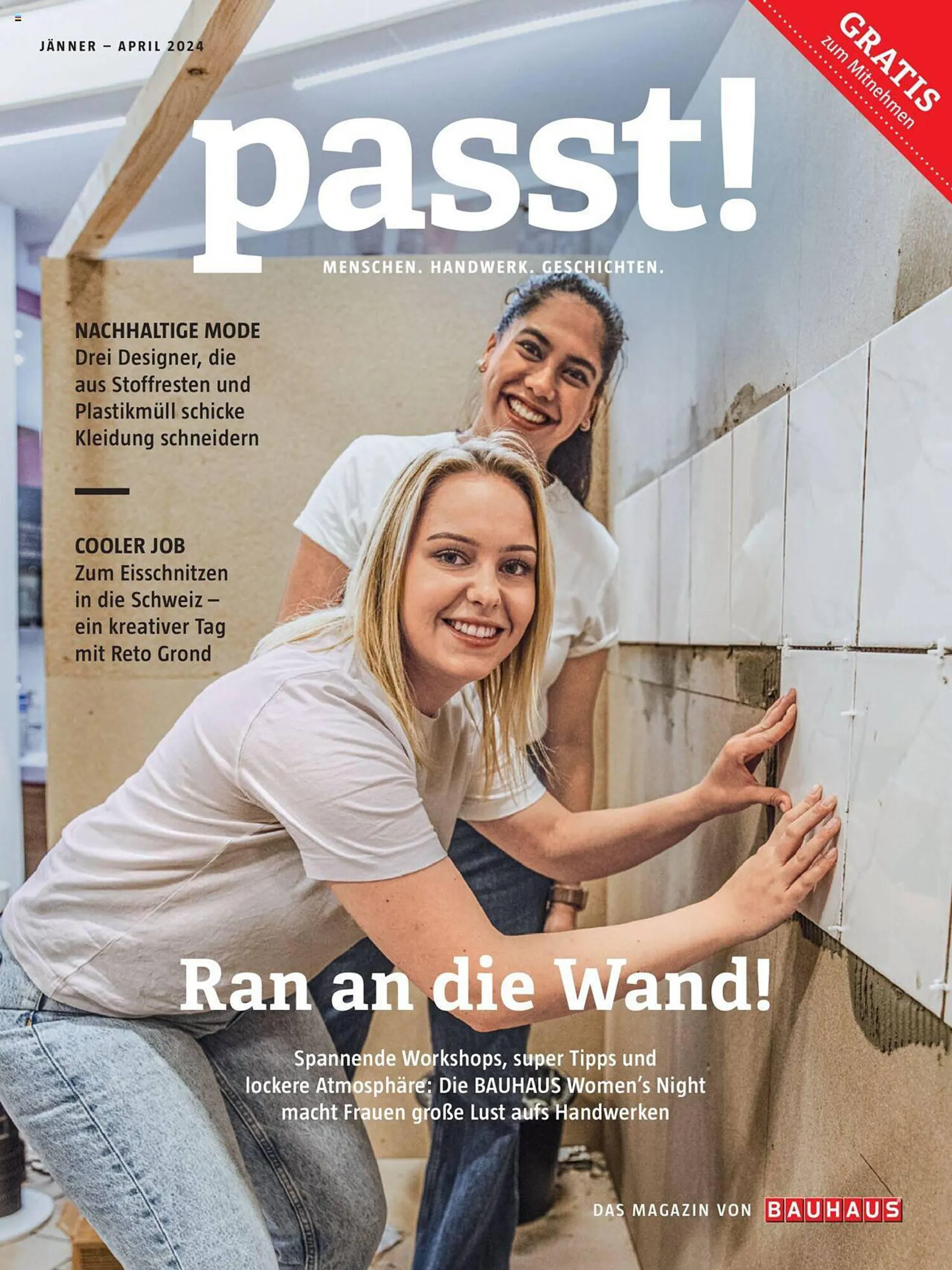 Bauhaus Flugblatt von 1. Jänner bis 30. April 2024 - Flugblätt seite  
