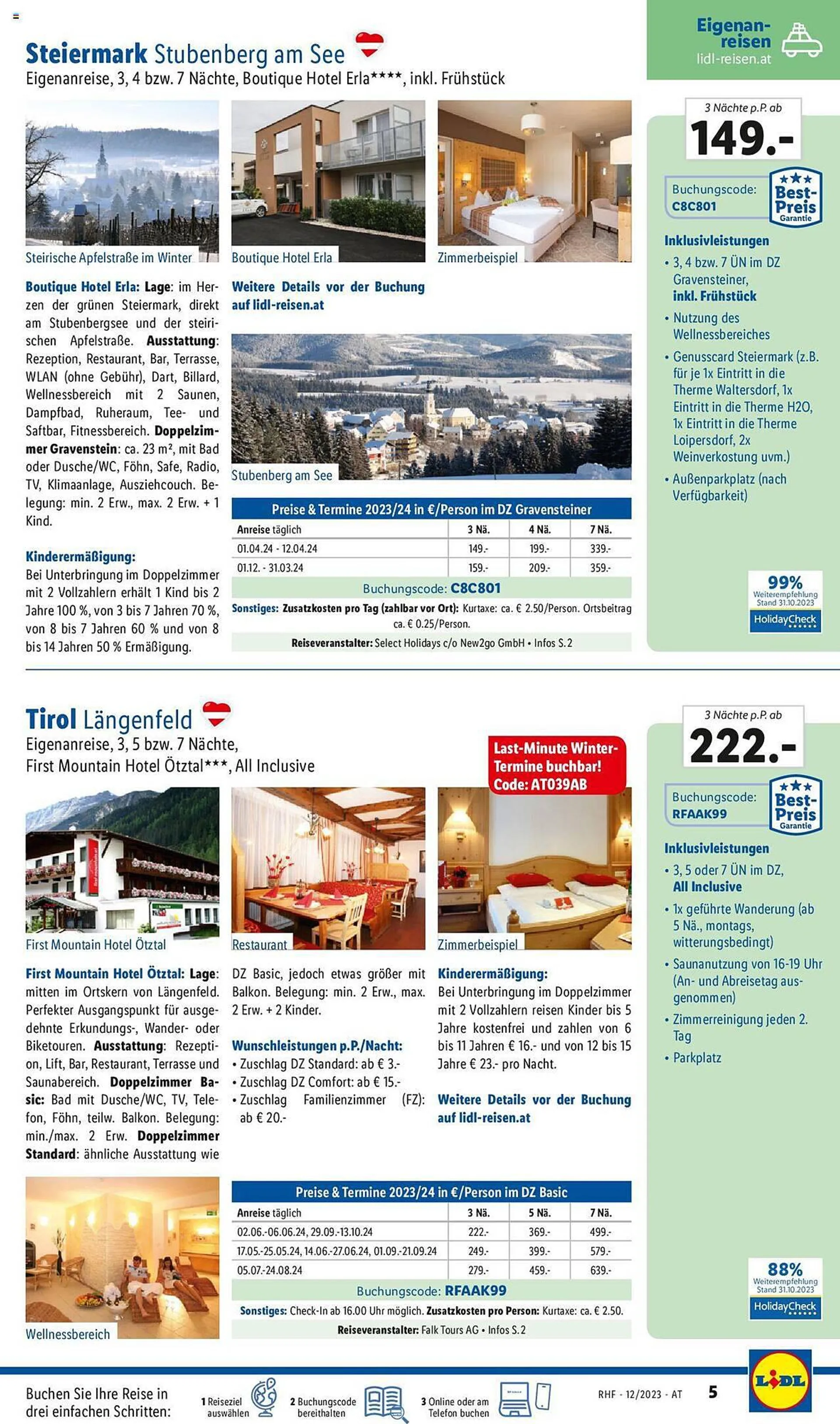 Lidl Flugblatt von 29. November bis 30. Dezember 2023 - Flugblätt seite  5