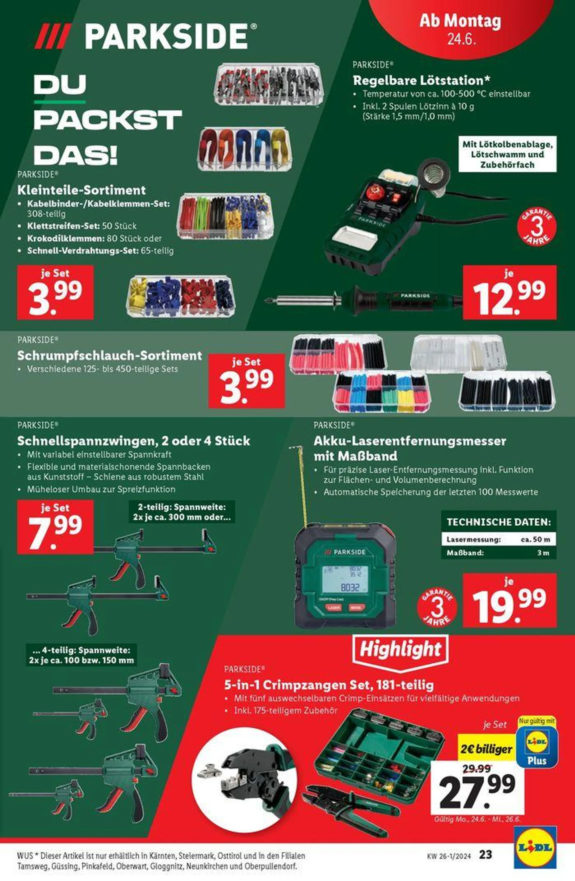 Flugblatt Lidl von 20. Juni bis 26. Juni 2024 - Flugblätt seite  25