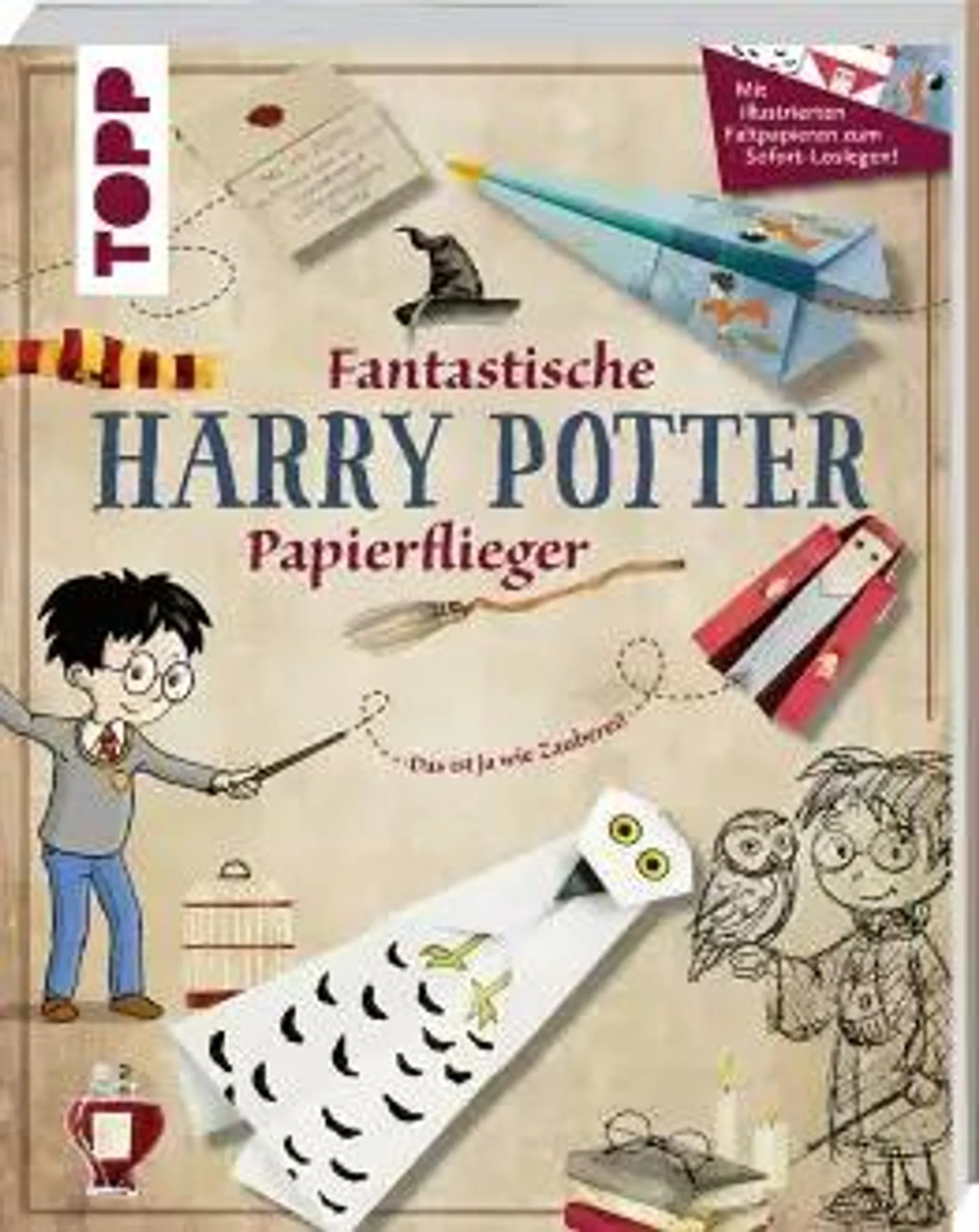 Bastelblock "Fantastische Harry-Potter-Papierflieger"