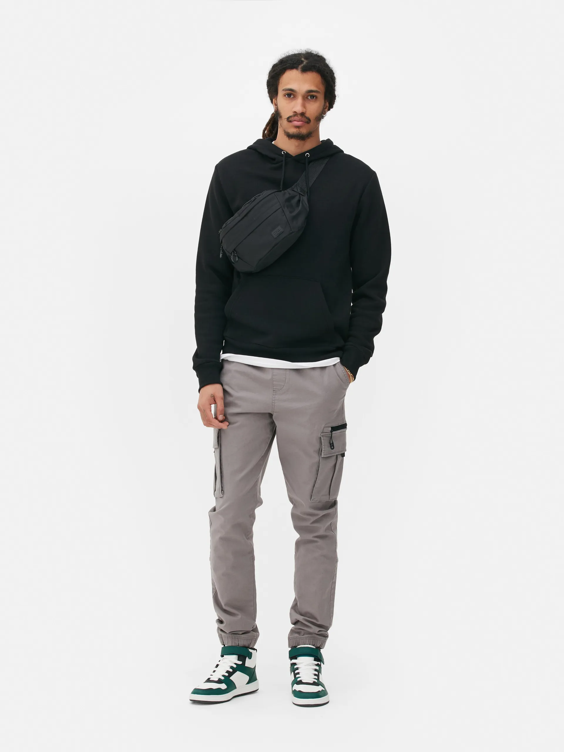 Schmal geschnittene Cargohose