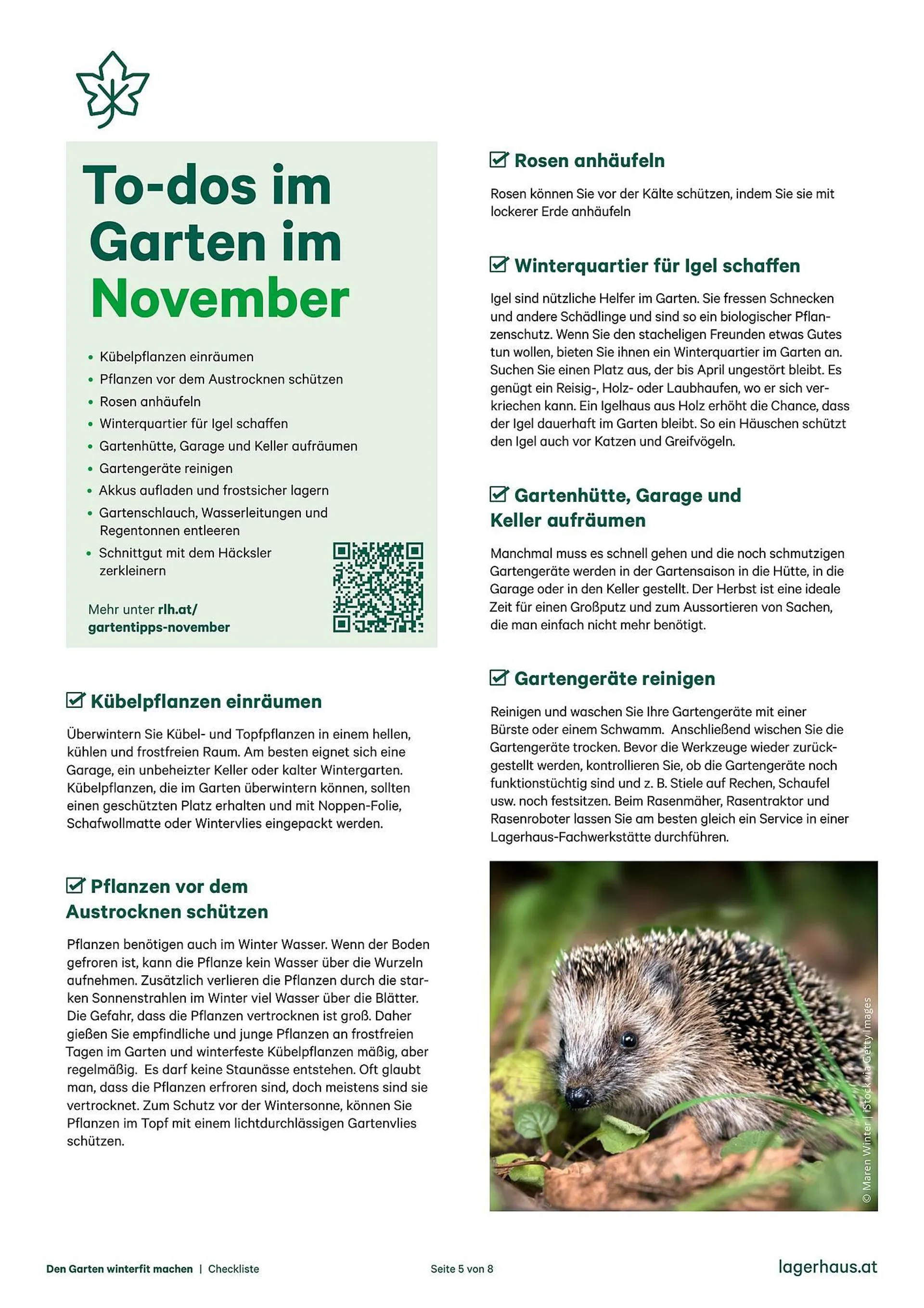 Lagerhaus Flugblatt von 27. September bis 30. Dezember 2023 - Flugblätt seite  5