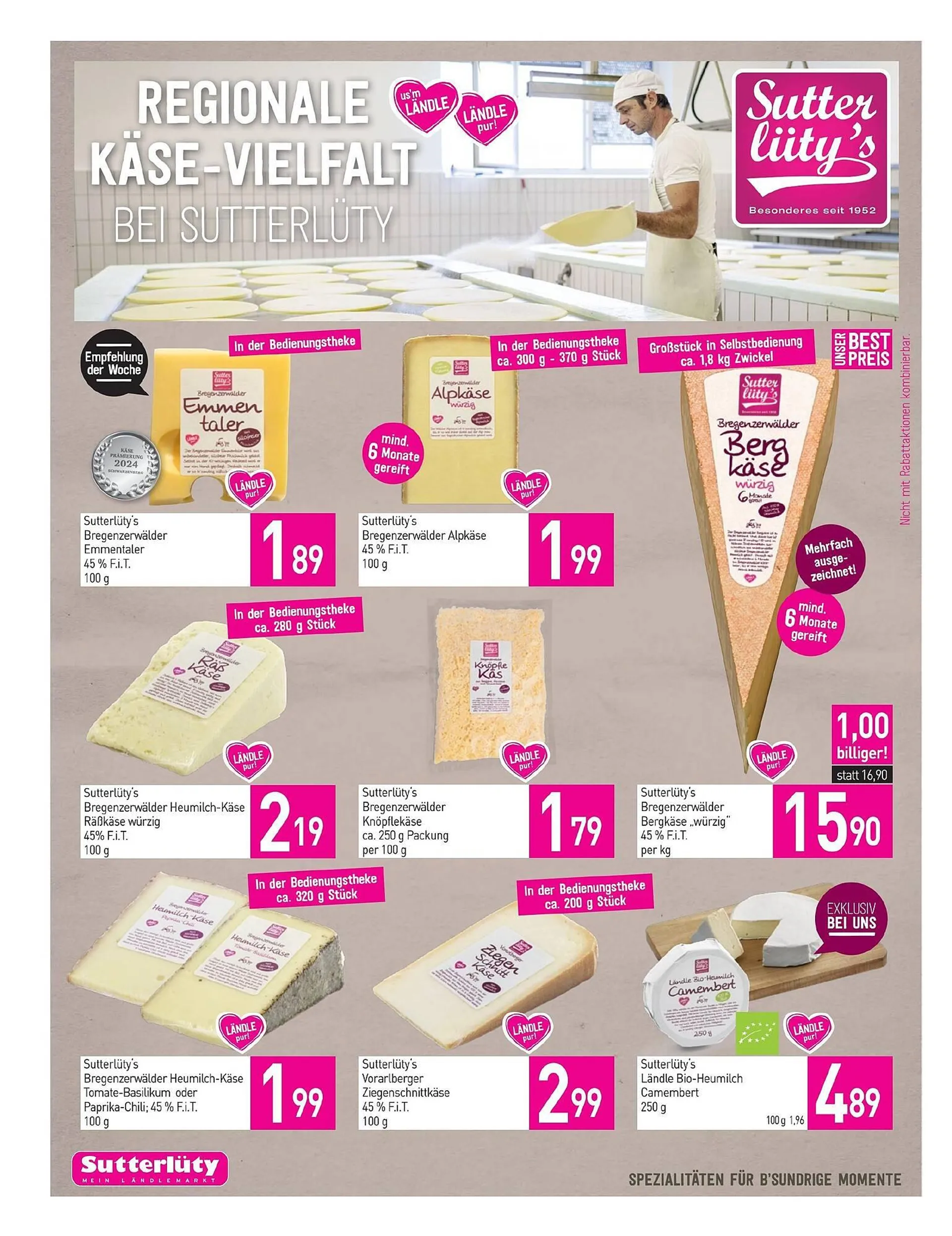 Sutterlüty Flugblatt von 16. Jänner bis 22. Jänner 2025 - Flugblätt seite  8