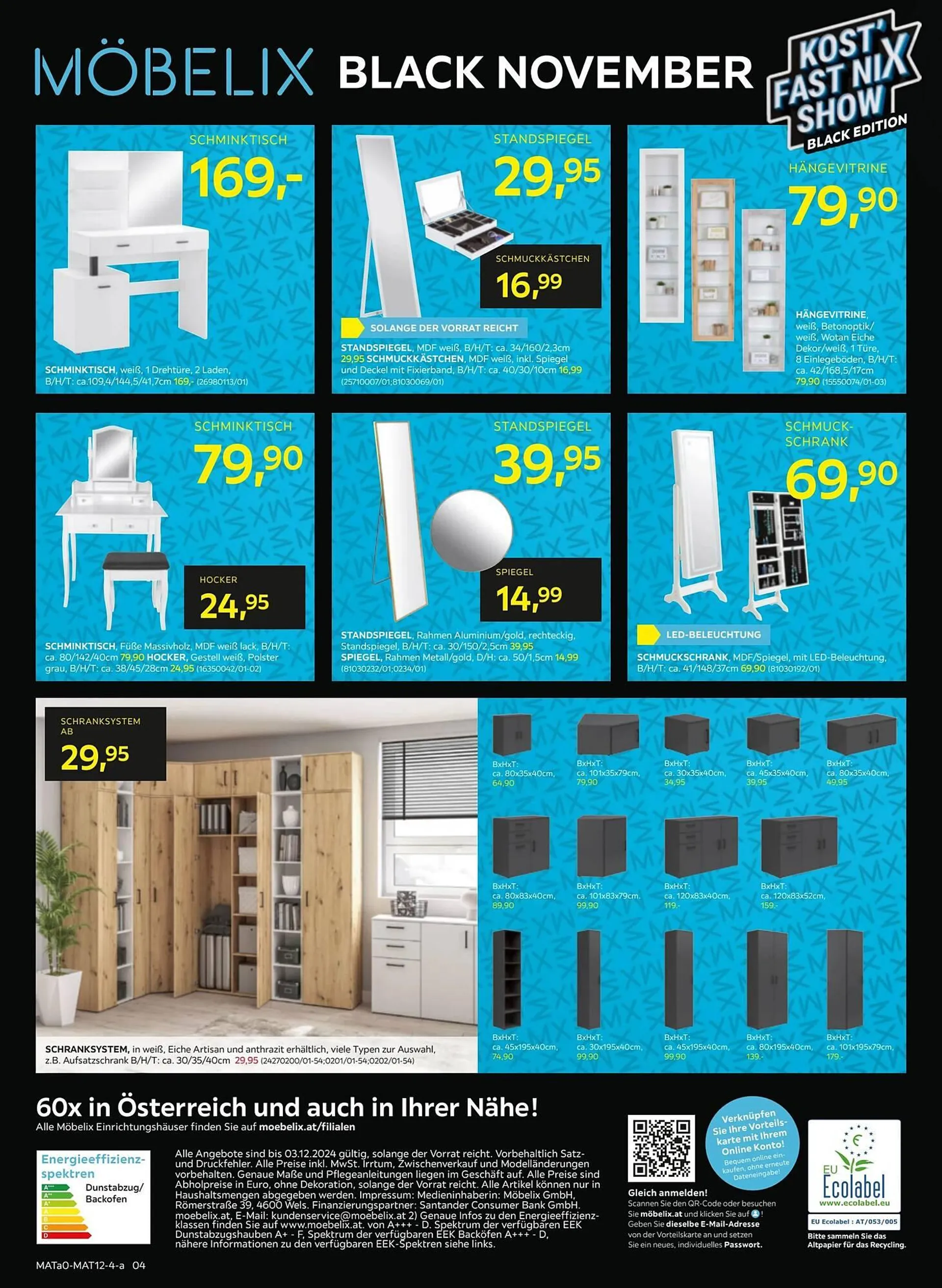 Möbelix Flugblatt von 25. November bis 4. Dezember 2024 - Flugblätt seite  24