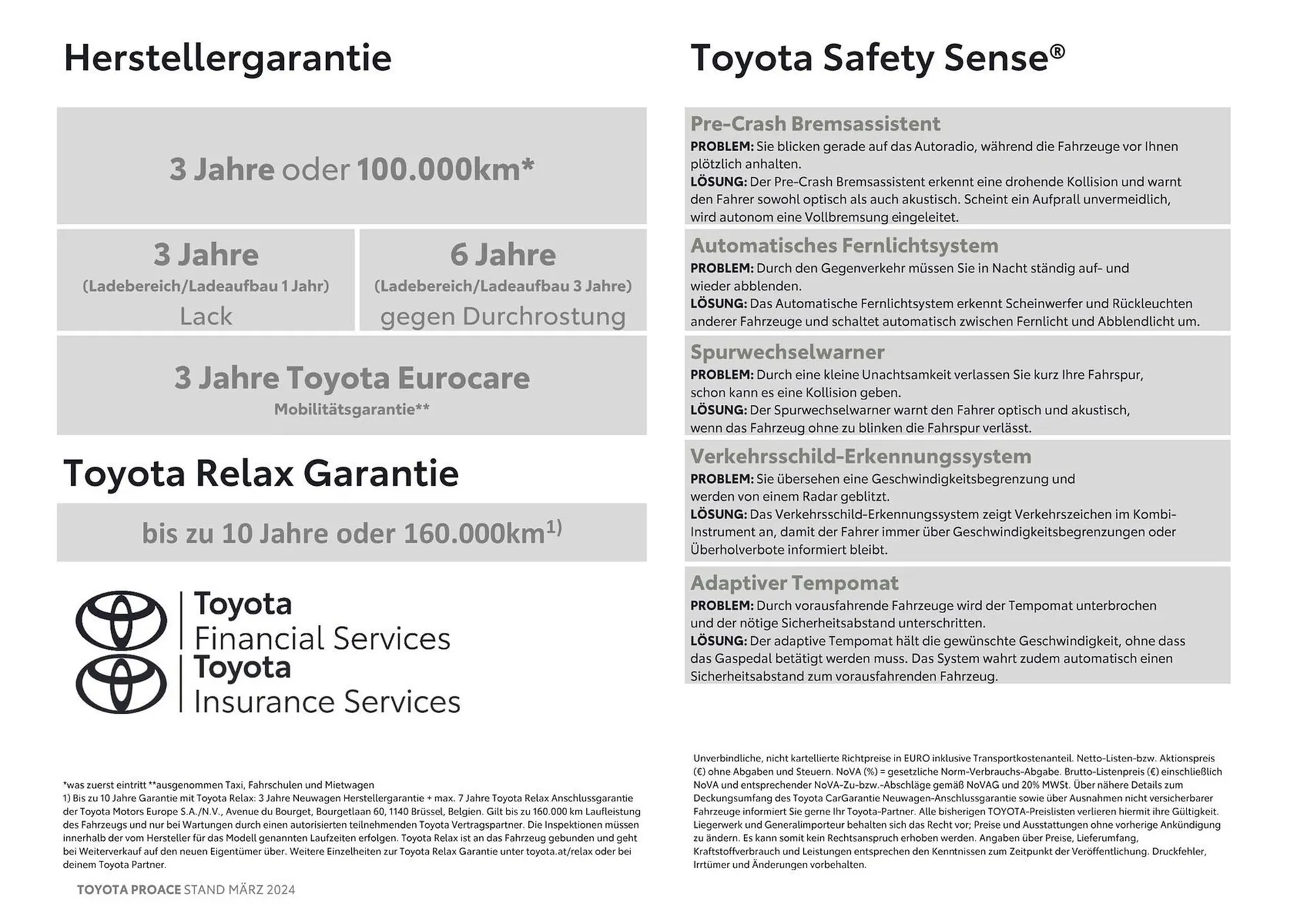 Toyota Proace Flugblatt von 14. März bis 14. März 2025 - Flugblätt seite  17