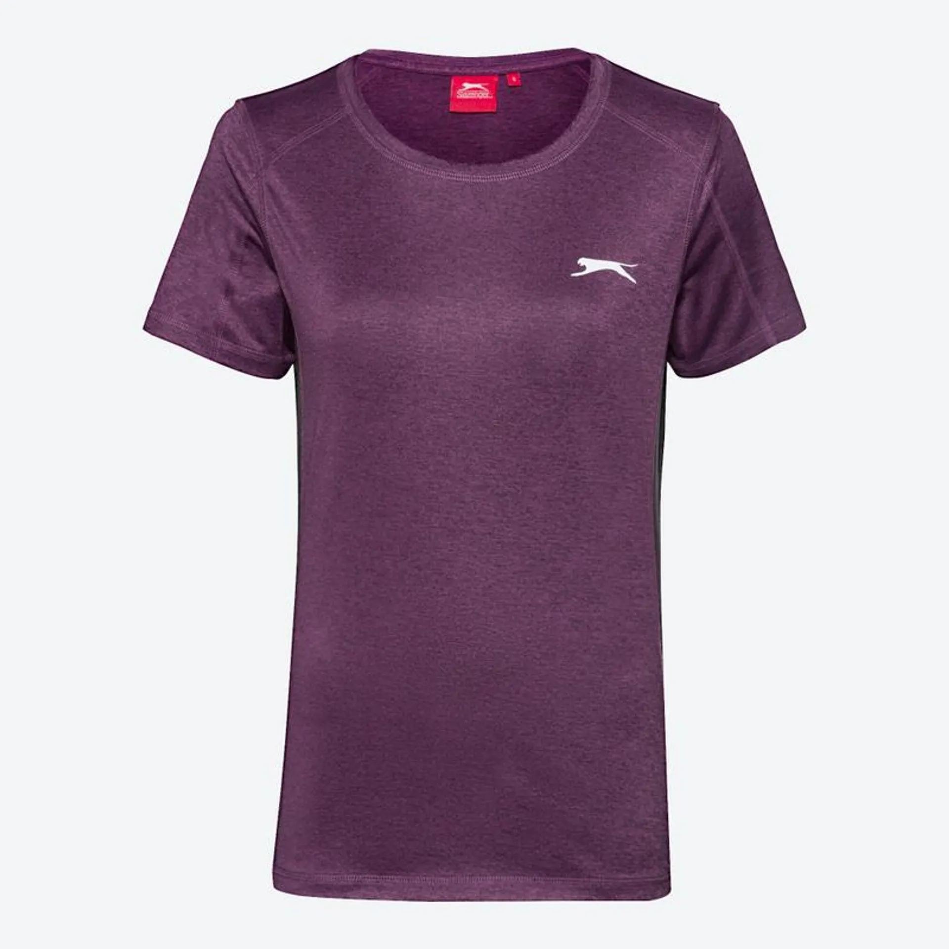 Damen-Funktions-T-Shirt in Melange-Optik