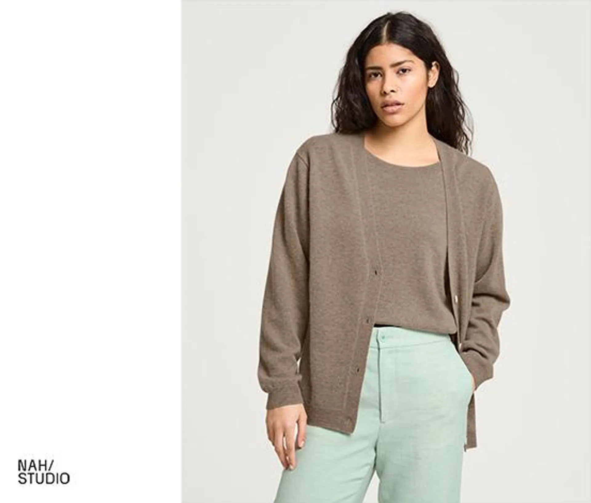 NAH/STUDIO Cardigan | recycelte Wolle/Cashmere