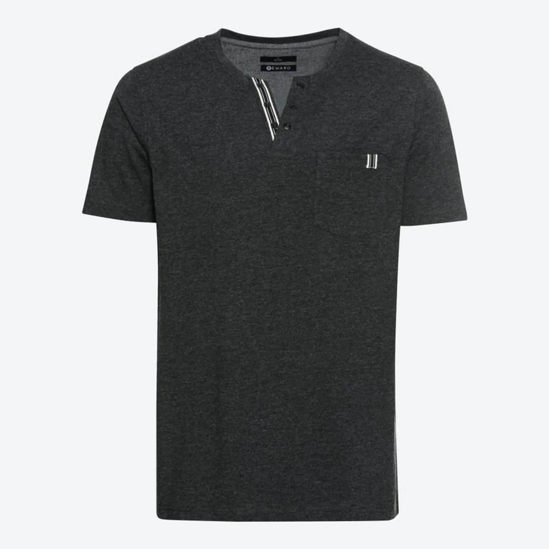 Herren-T-Shirt im Henley-Style