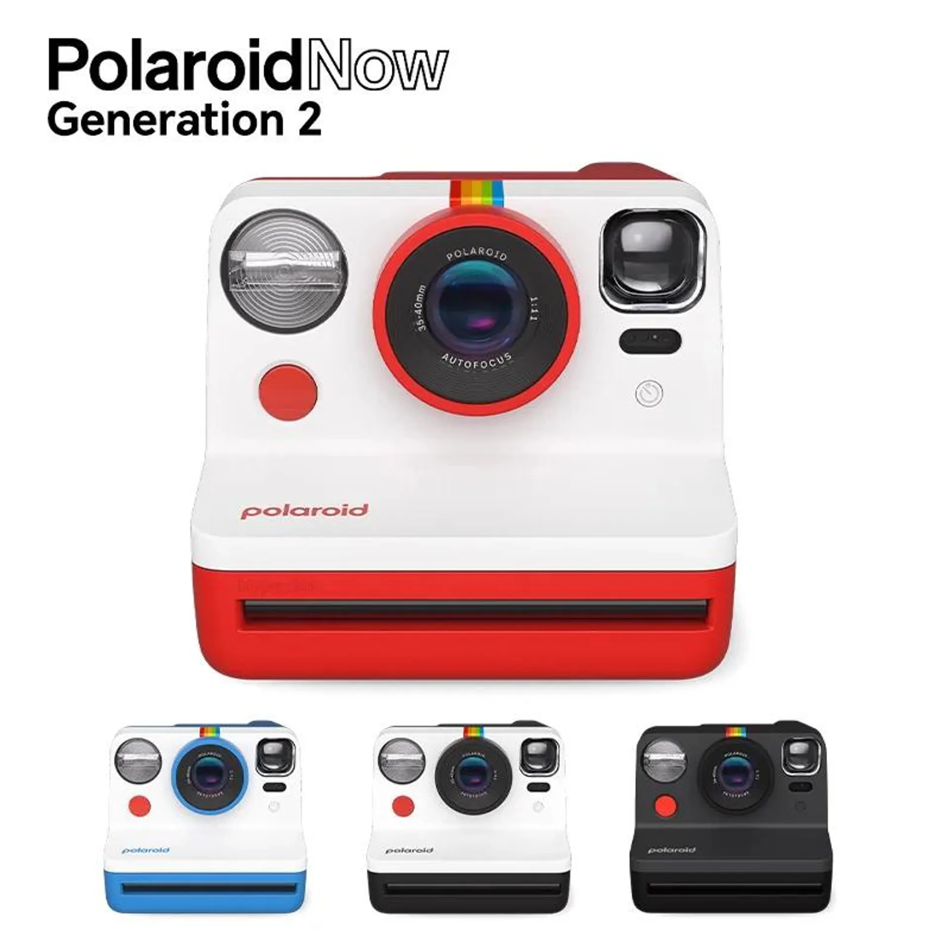 Polaroid Now+ 2nd Generation I-Type Instant Film Bluetooth Connected App Controlled Camera