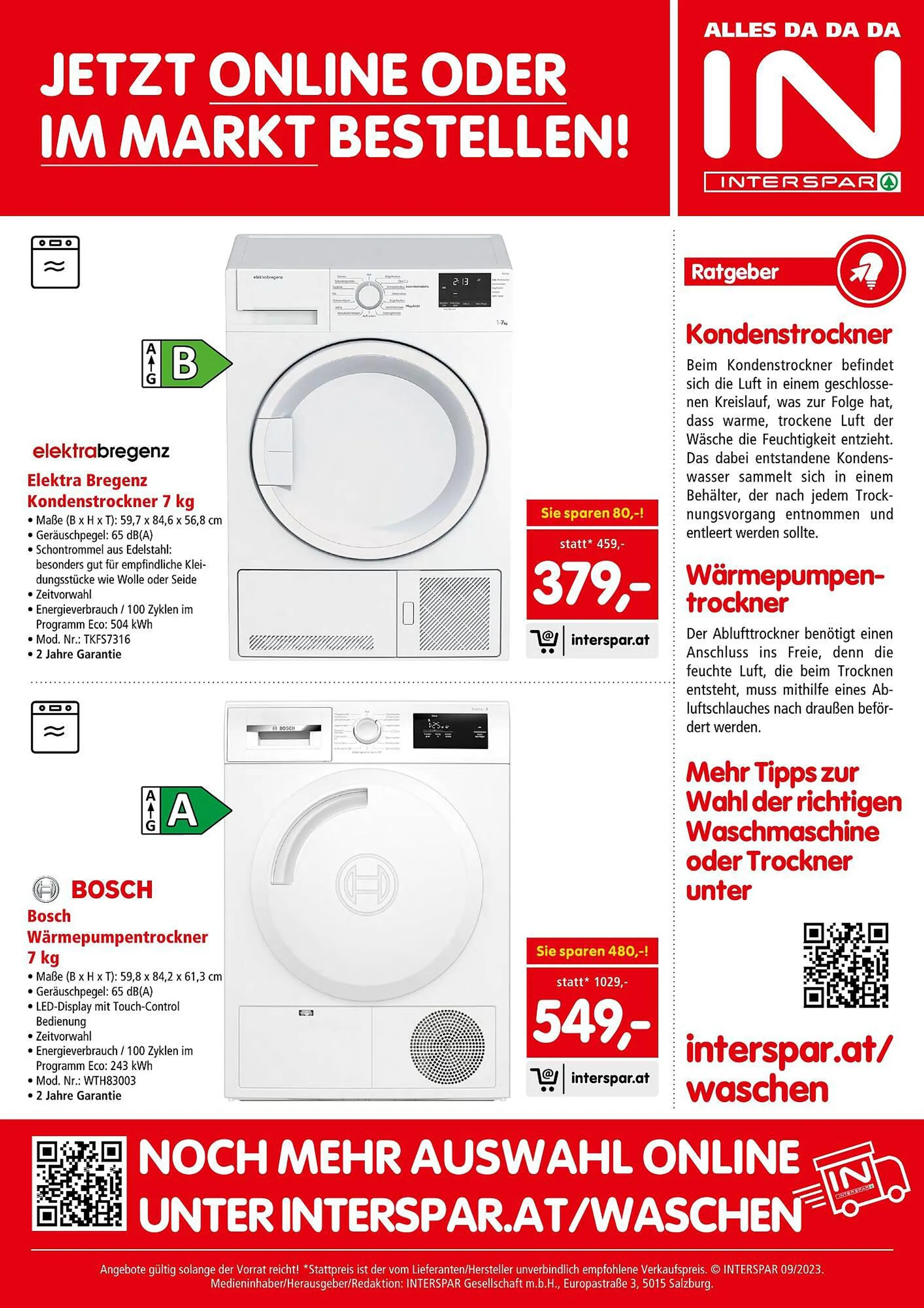 Interspar Flugblatt von 21. September bis 3. Oktober 2023 - Flugblätt seite  4