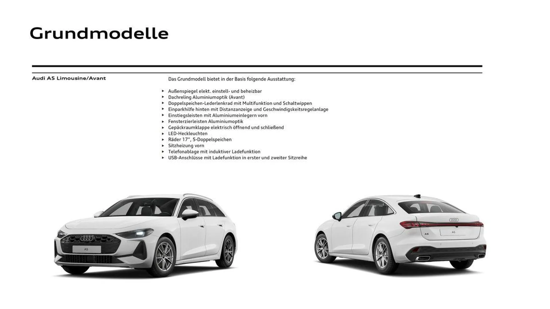 Audi A5 Avant von 26. Juli bis 26. Juli 2025 - Flugblätt seite  6