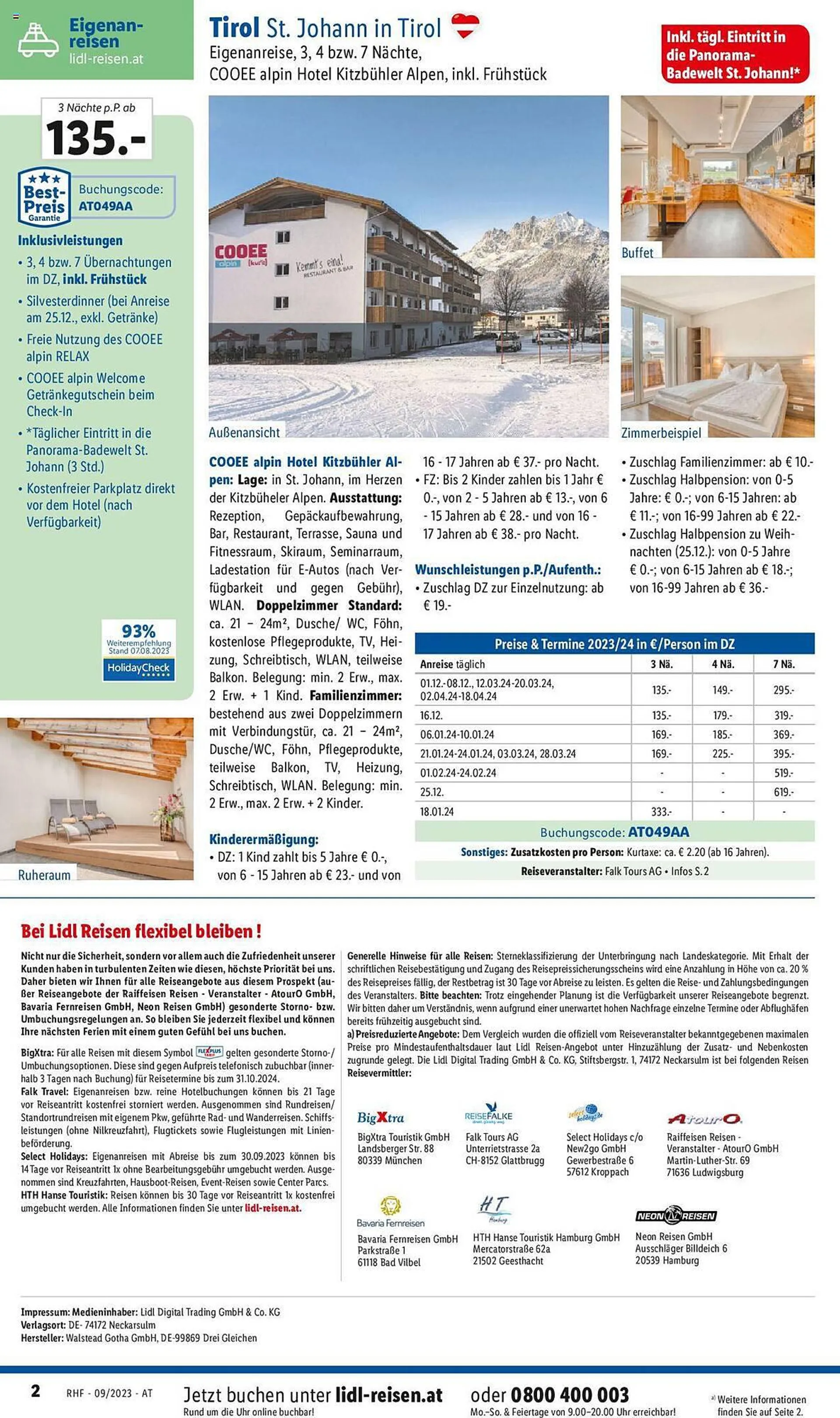 Lidl Flugblatt von 30. August bis 30. September 2023 - Flugblätt seite  2